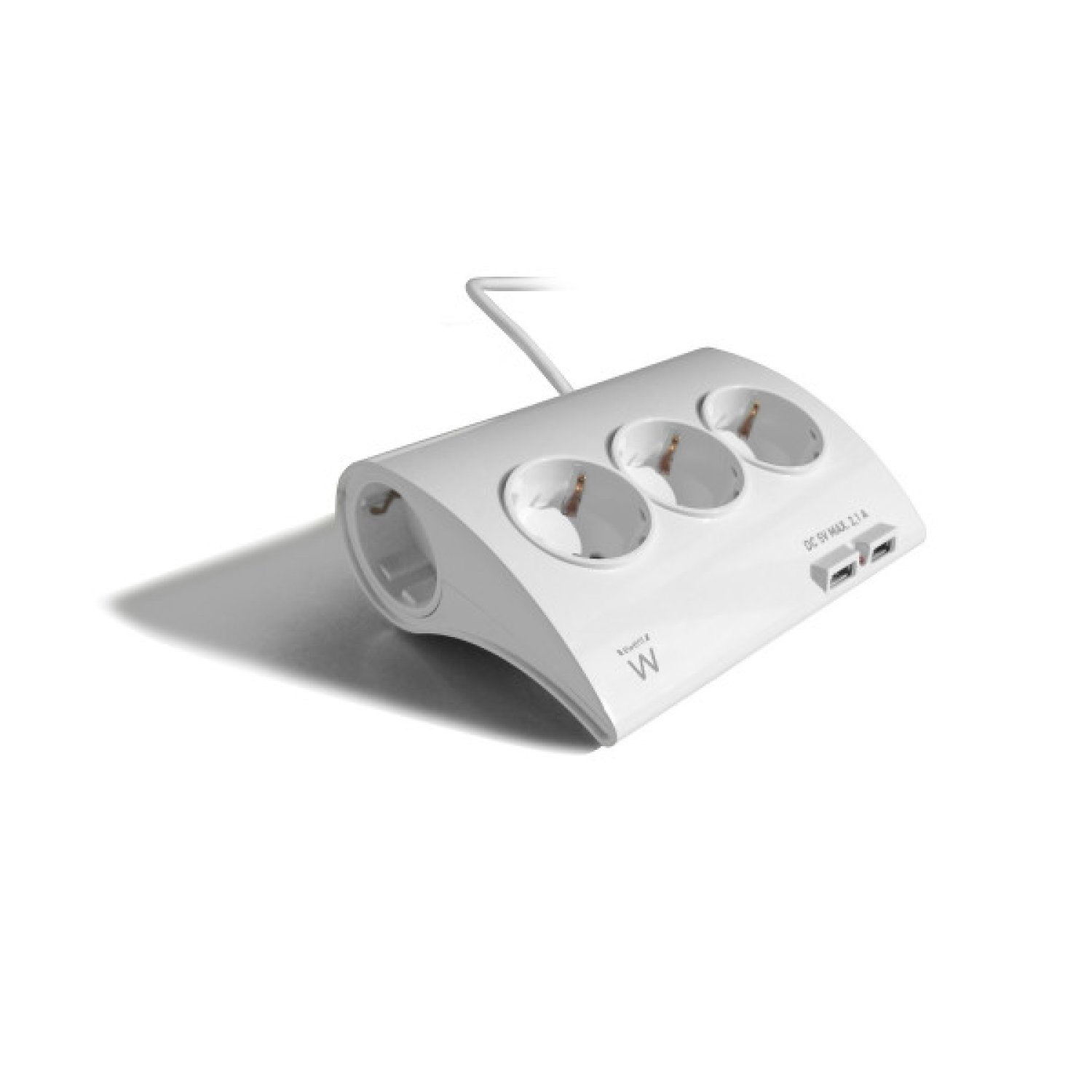 Ewent EW3935 · Base Múltiple · 5 Salidas AC · 1,5 m · Blanco
