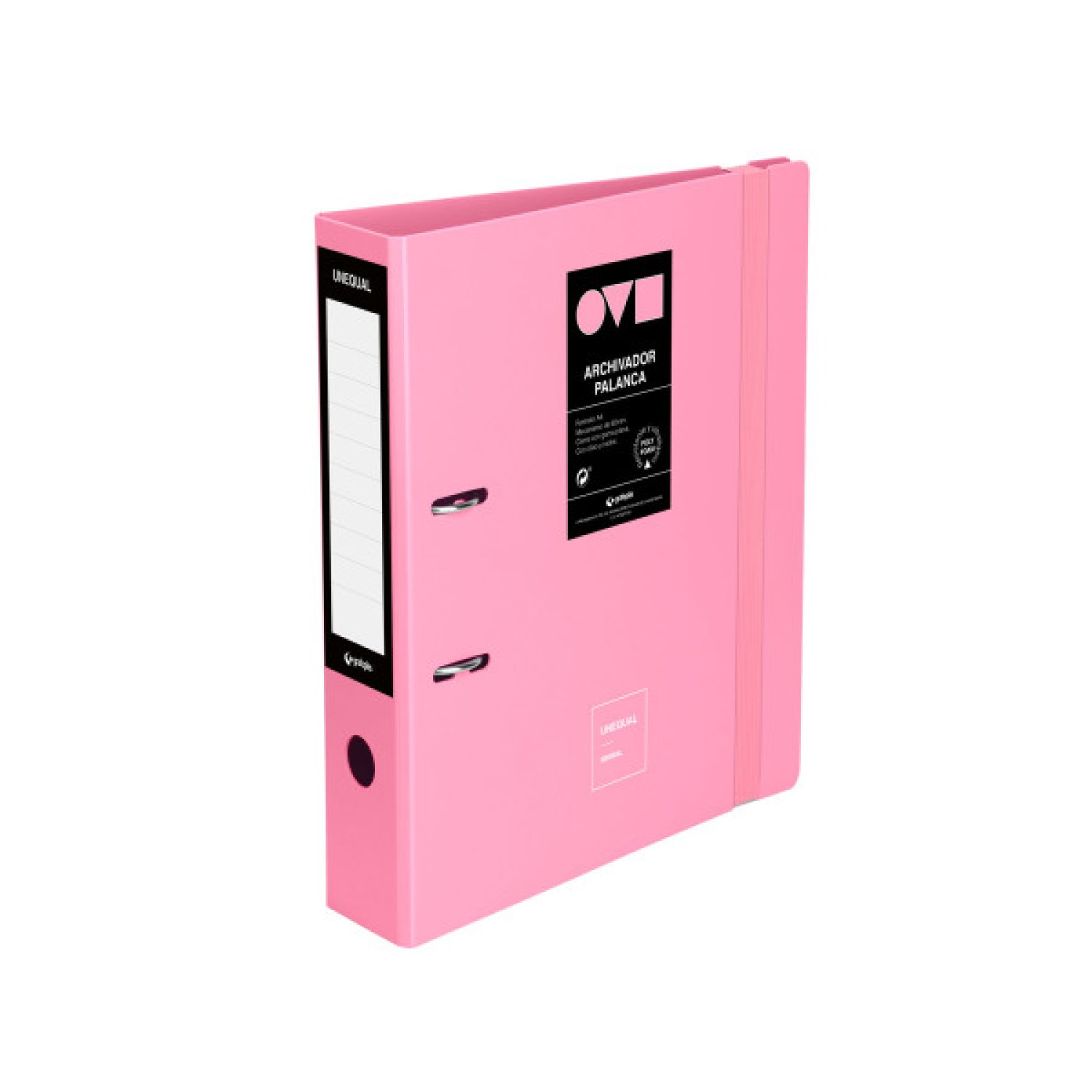 Grafoplas · Archivador A4 65mm · Polyfoam Minimal · Rosa