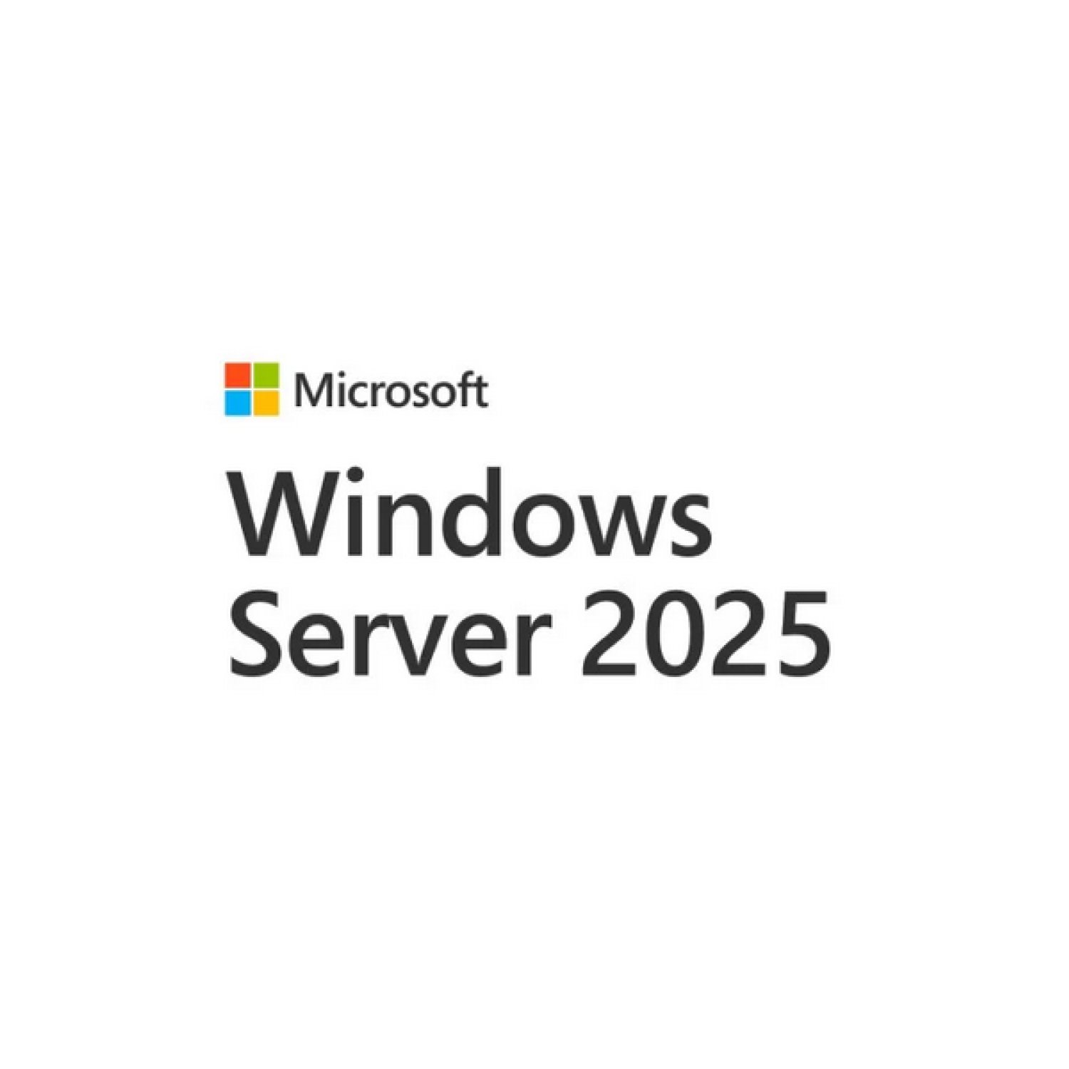 Microsoft Windows Server 2025 · 64-bit · 24 Core · Español · DVD