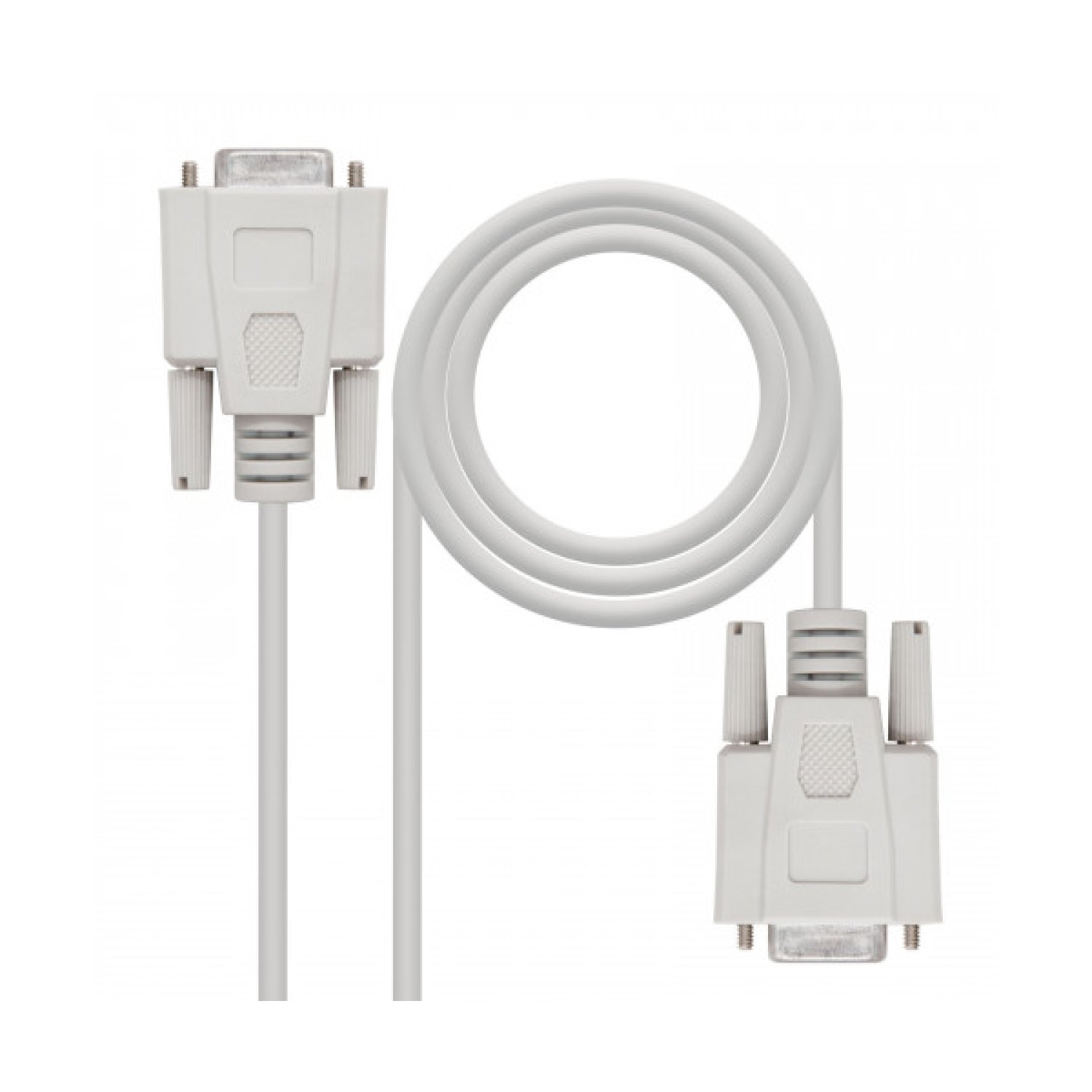 Nanocable · Cable Serie Null Modem · DB9/H-DB9/H · 1,8 m