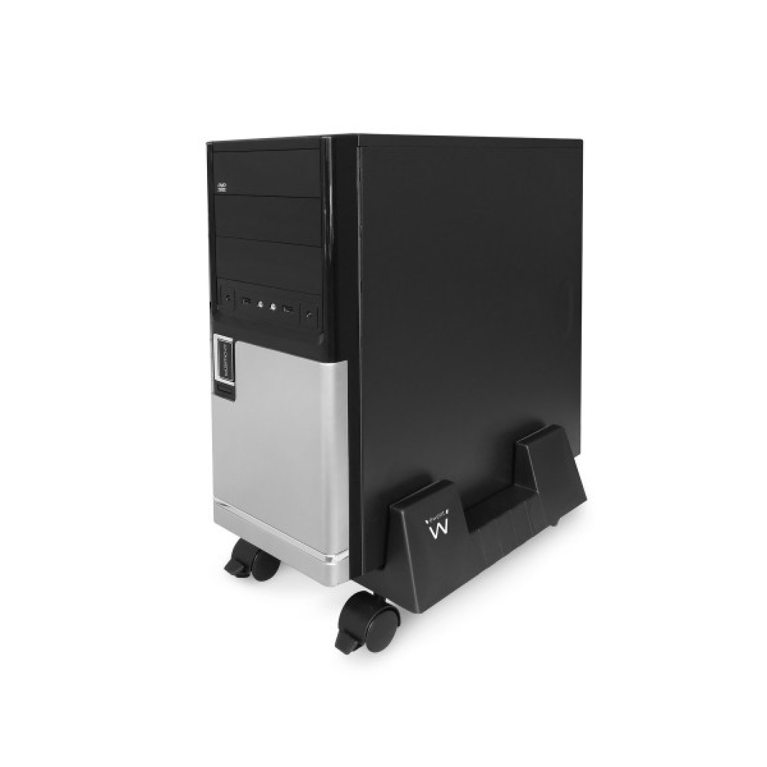Ewent EW1290 · Soporte CPU con Ruedas · Negro