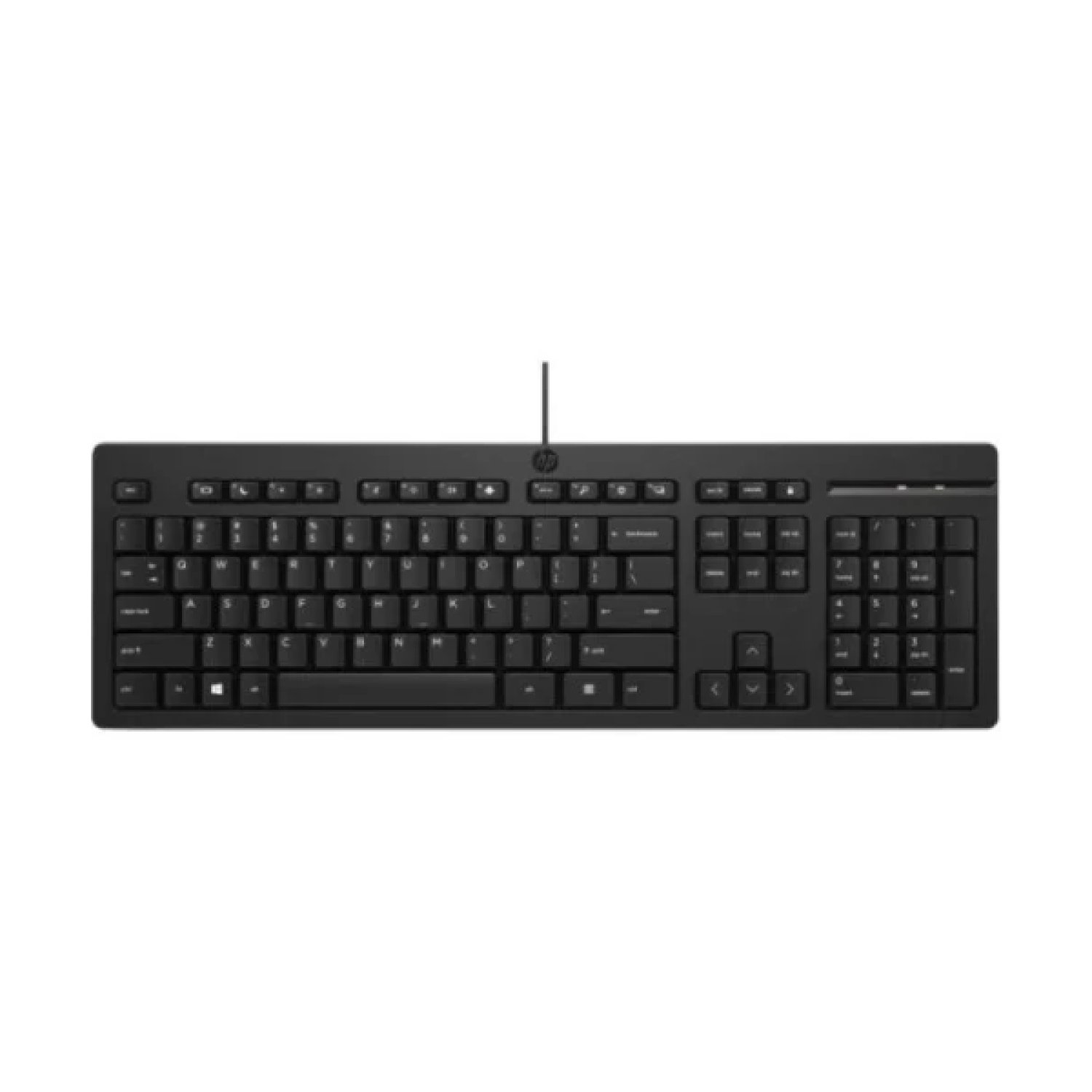 HP Teclado con Cable USB 125 G2 · Conexión USB · Diseño Ergonómico