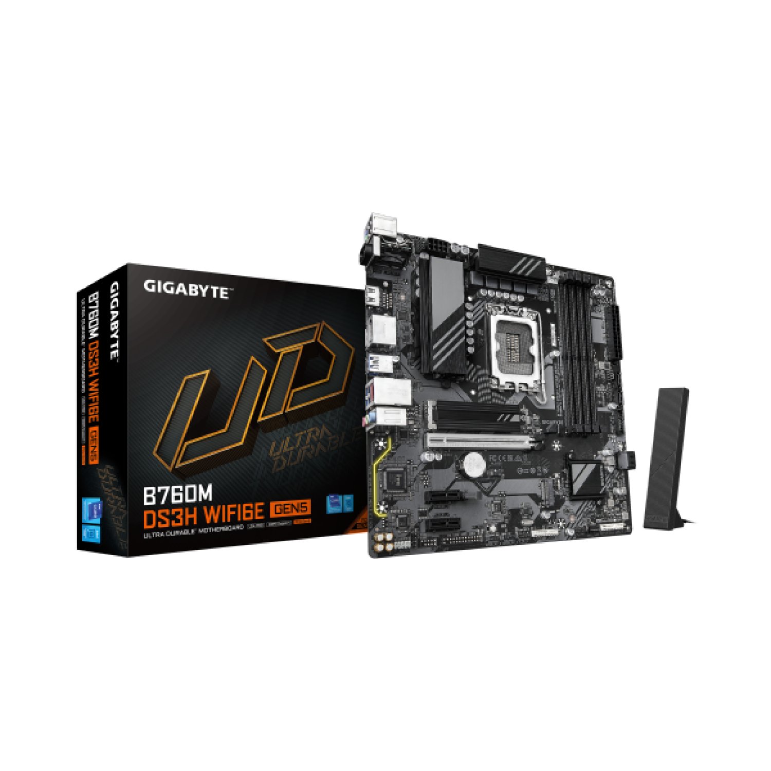 Gigabyte B760M DS3H · Placa Base Intel LGA1700 · DDR5 5600MHz · PCIe 4.0 · WiFi 6E