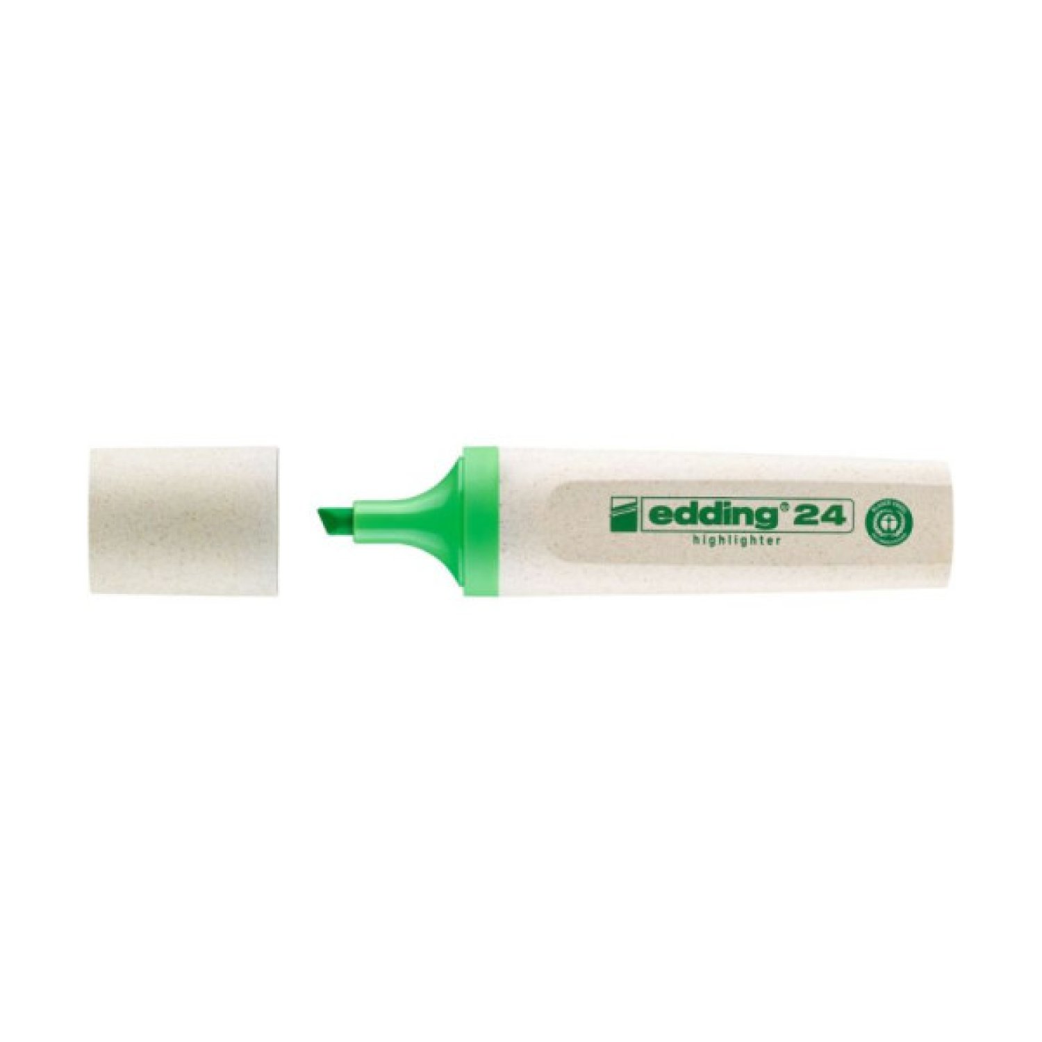 Edding Ecoline · Marcador Fluorescente · Verde Claro · Pack 24 Colores