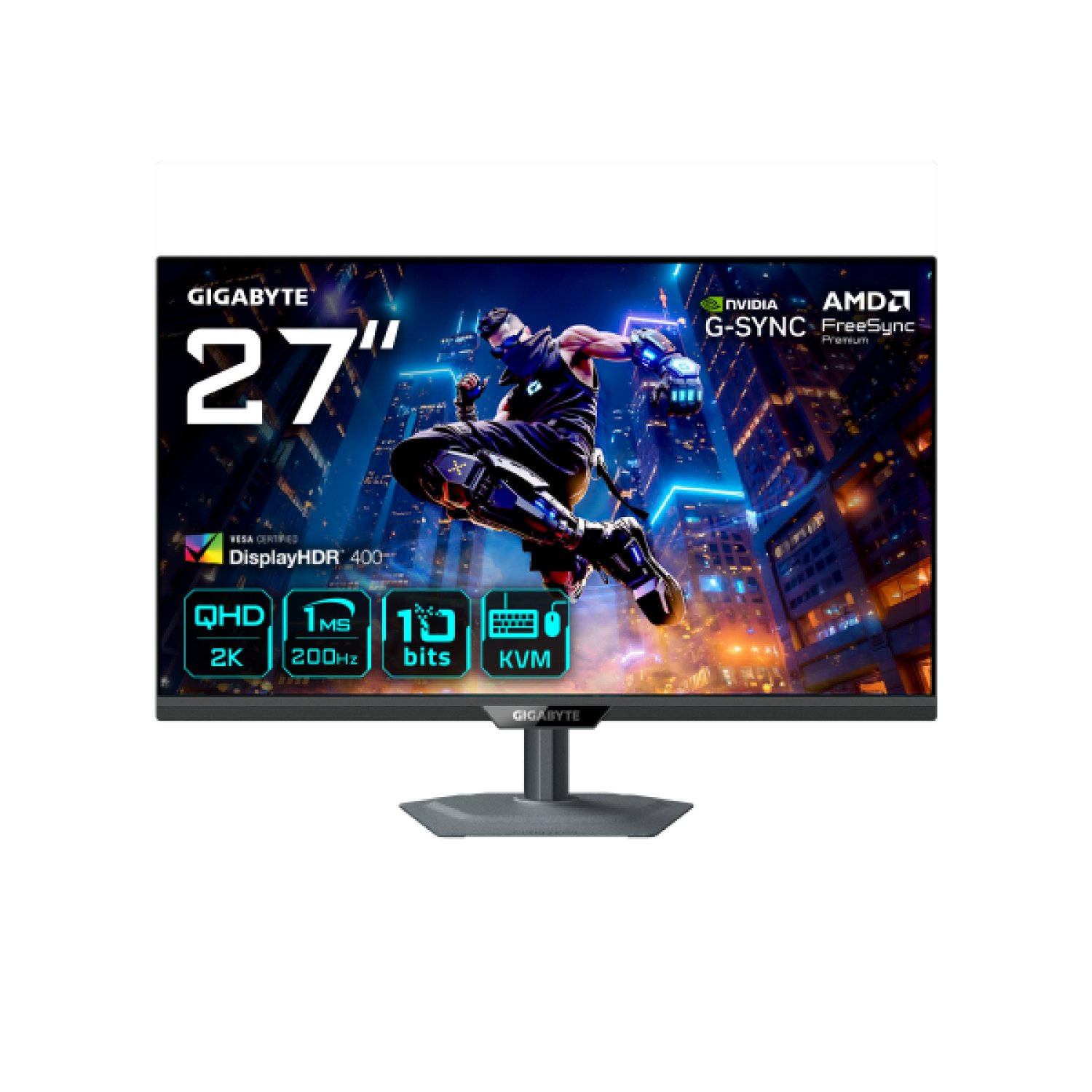 Gigabyte M27Q2 · Monitor Gaming 27" QHD · 200Hz · 1ms · FreeSync Premium · HDR400