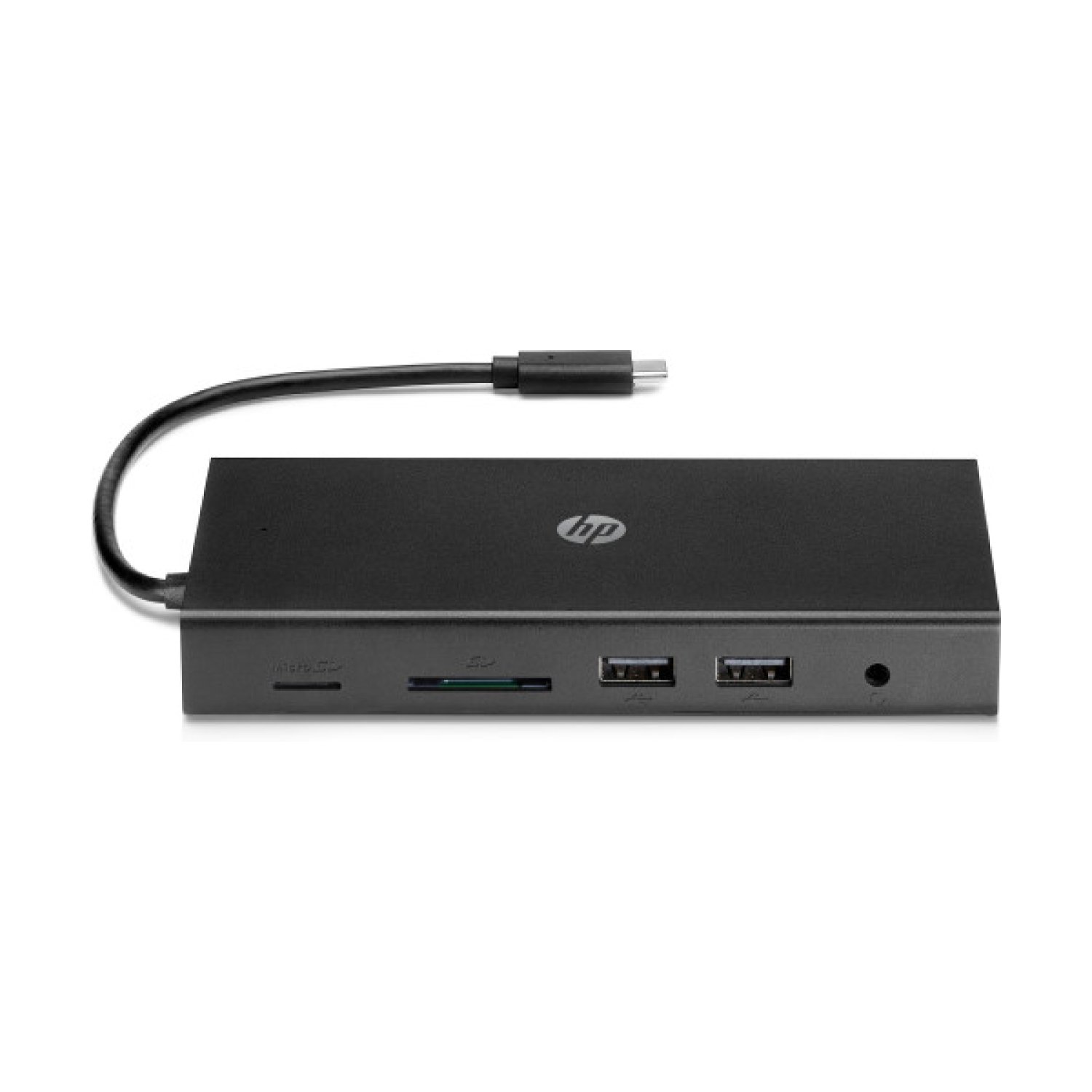HP Concentrador Multipuerto USB-C · Hub Viaje · Compacto y Portátil