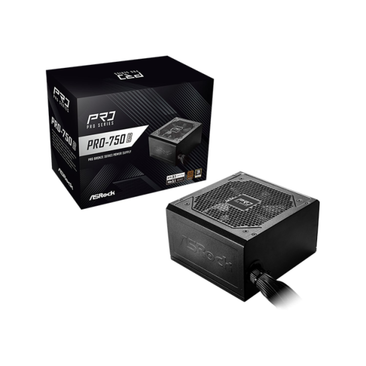 ASRock Pro 750B · Fuente Alimentación · 850W · Certificación Bronze