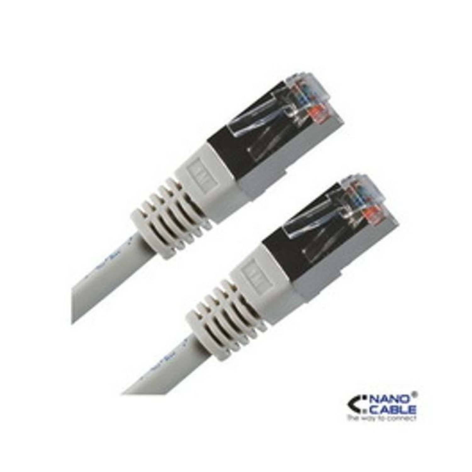 Nanocable · Cable de Red Cat6e · 20 Metros · F/UTP · Gris
