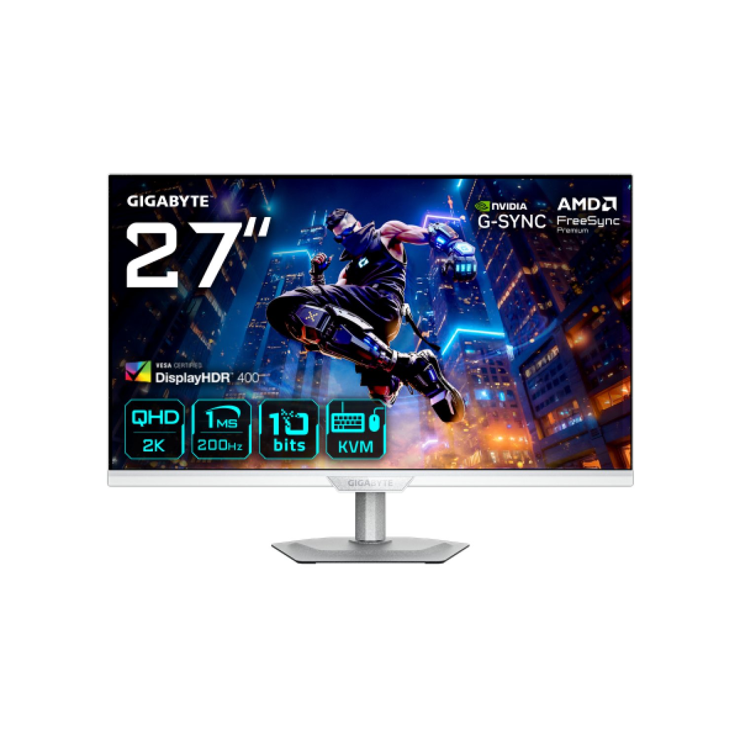Gigabyte M27Q2 · Monitor Gaming 27" QHD · 200Hz · 1ms · 350 cd/m² · FreeSync Premium