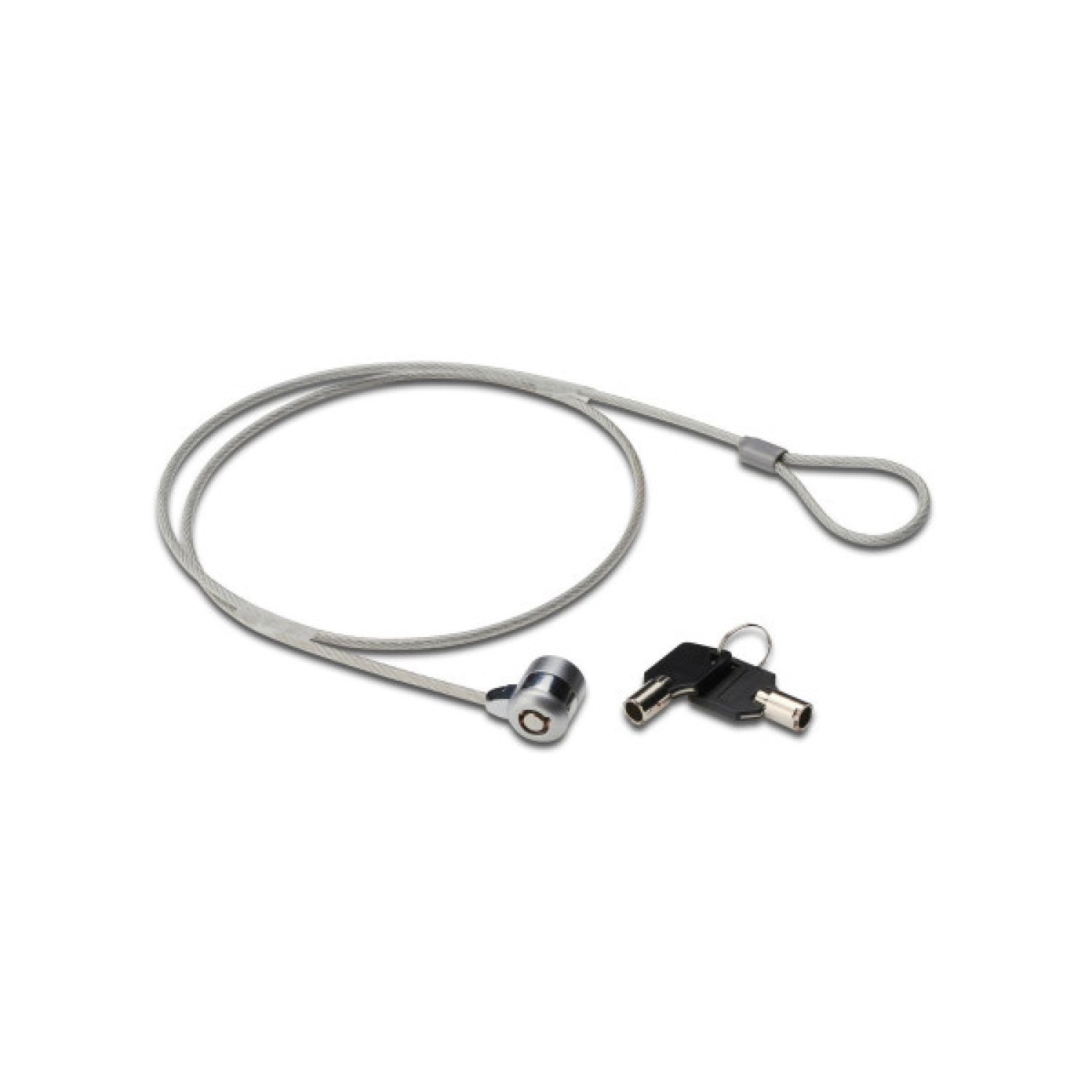 Ewent EW1242 · Cable Antirrobo · Acero Inoxidable · 1,5m · Negro