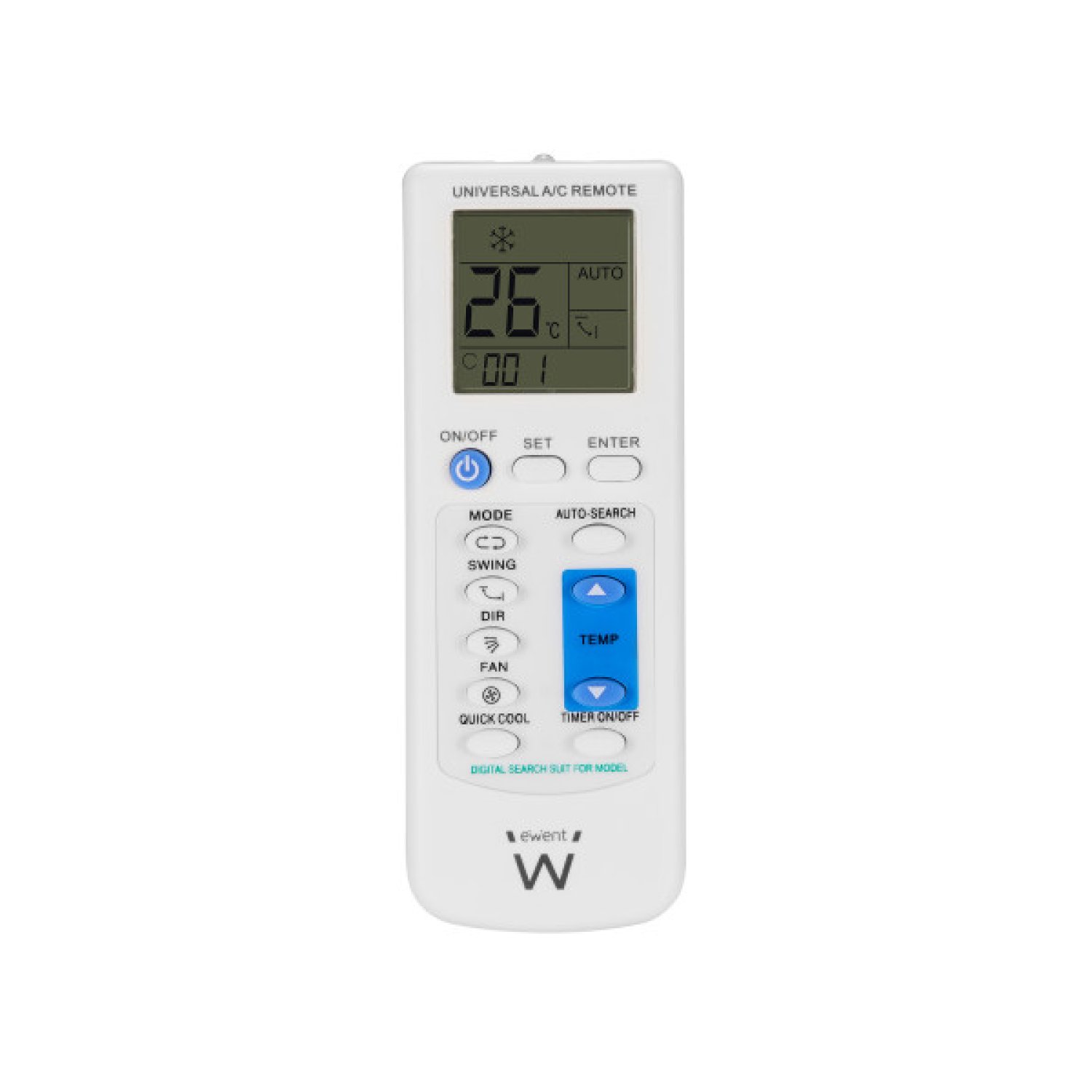 Ewent EW1579 · Mando a Distancia · Aire Acondicionado · Botones