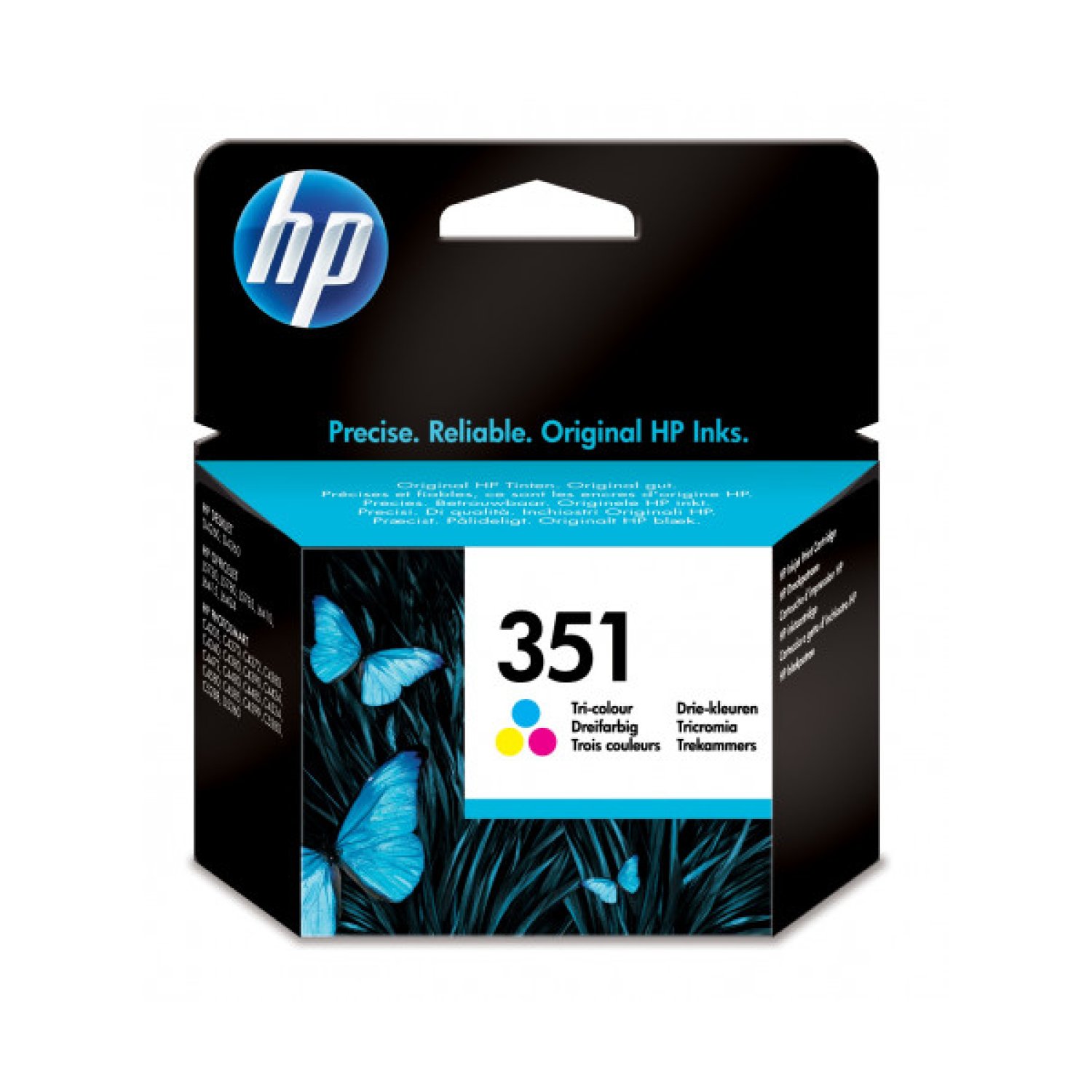 HP 351 · Cartucho de Tinta · Tricolor · Compatibilidad Estándar