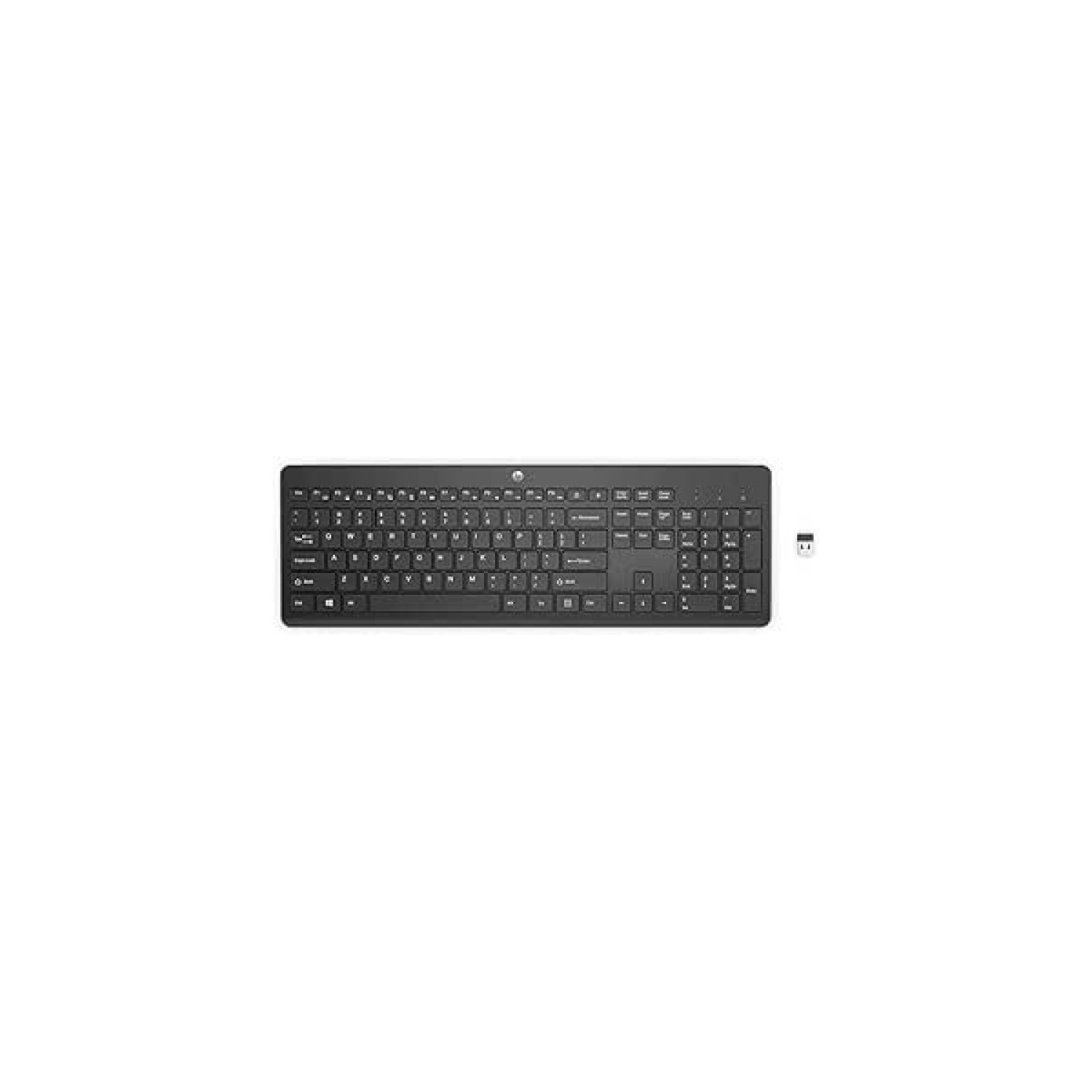 HP Teclado Inalámbrico 230 · Conexión RF 2.4GHz · Diseño Compacto