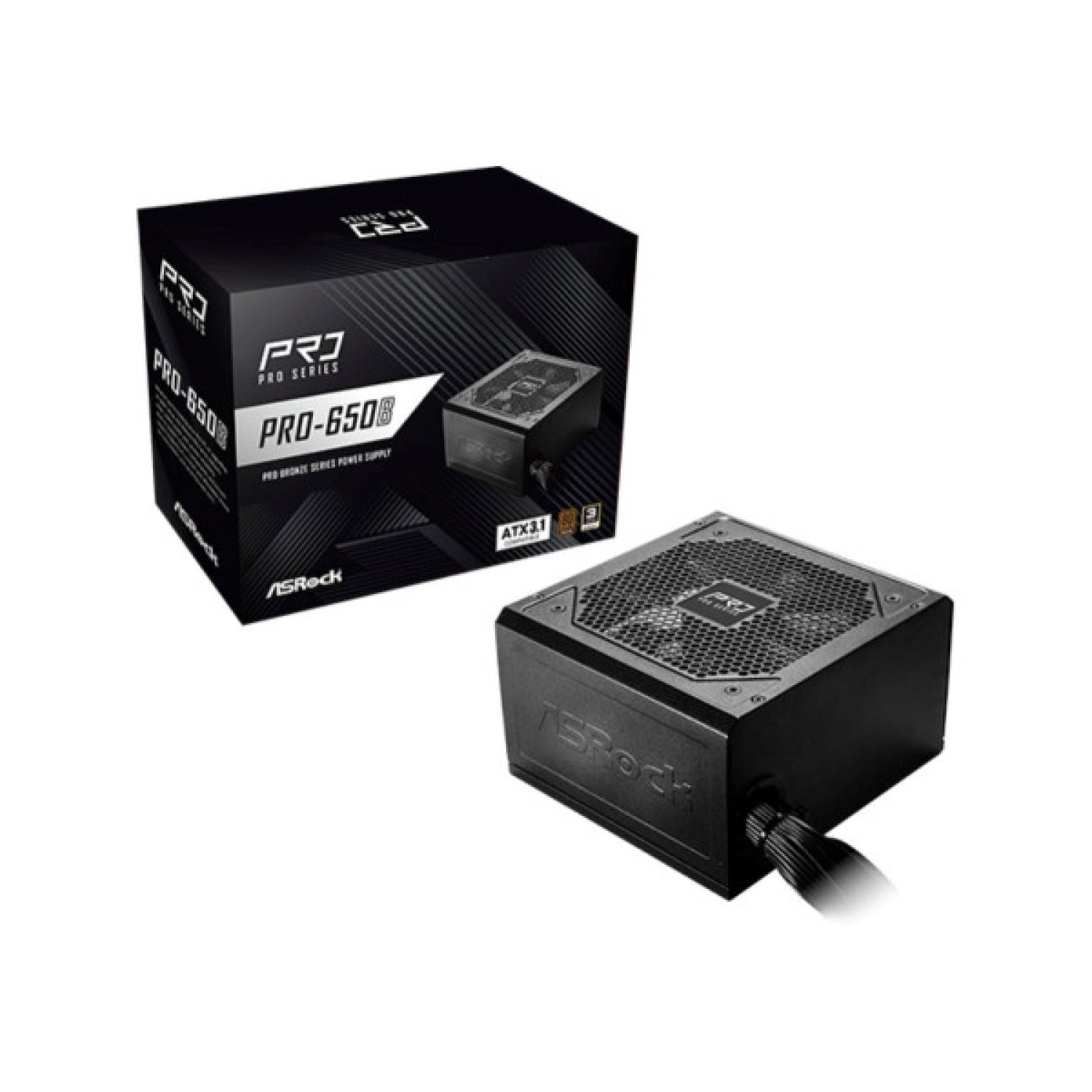 ASRock Pro-650B · Fuente Alimentación · 850W · Certificación Bronze