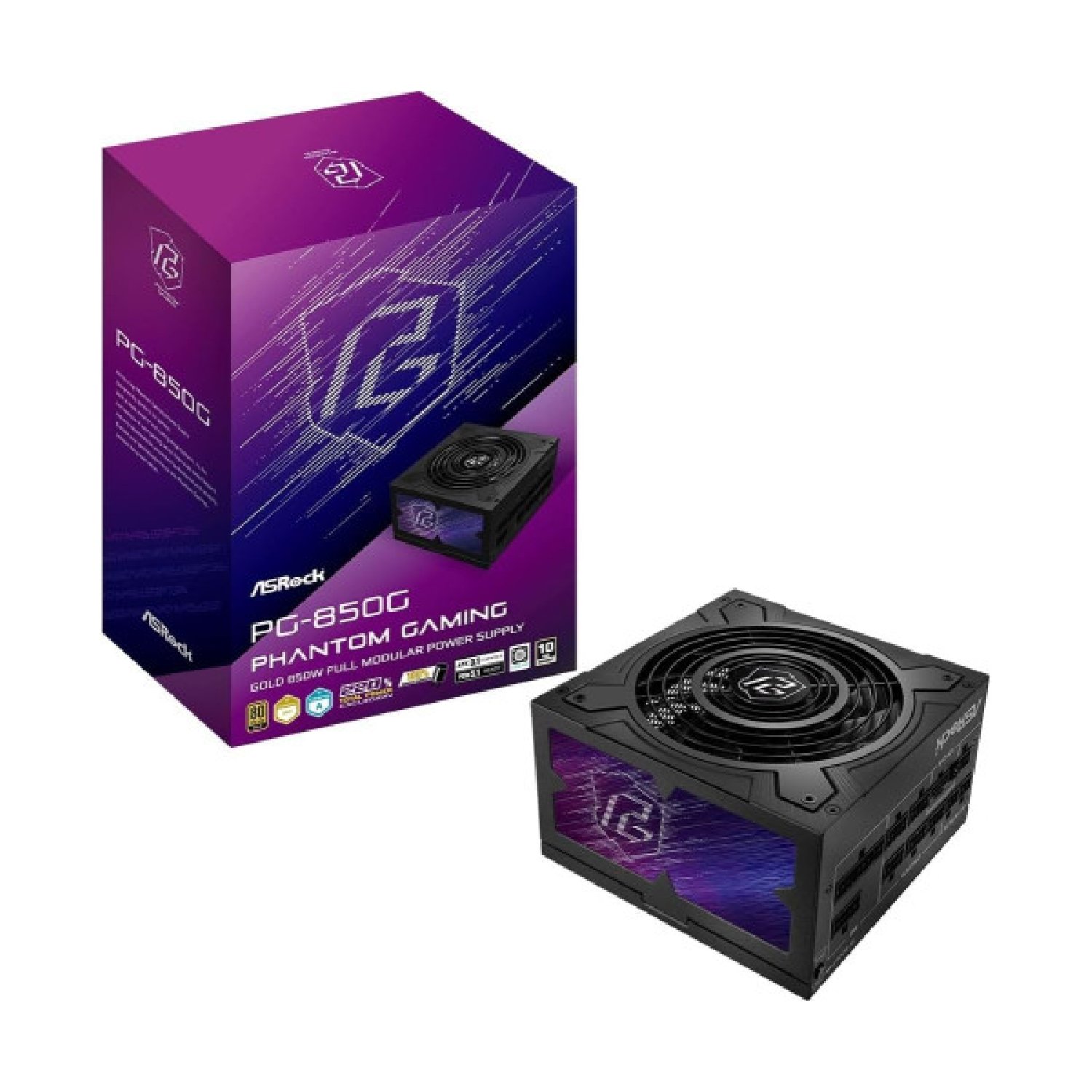 ASRock Pro 850G · Fuente de Alimentación · 850W · 80 Plus Gold