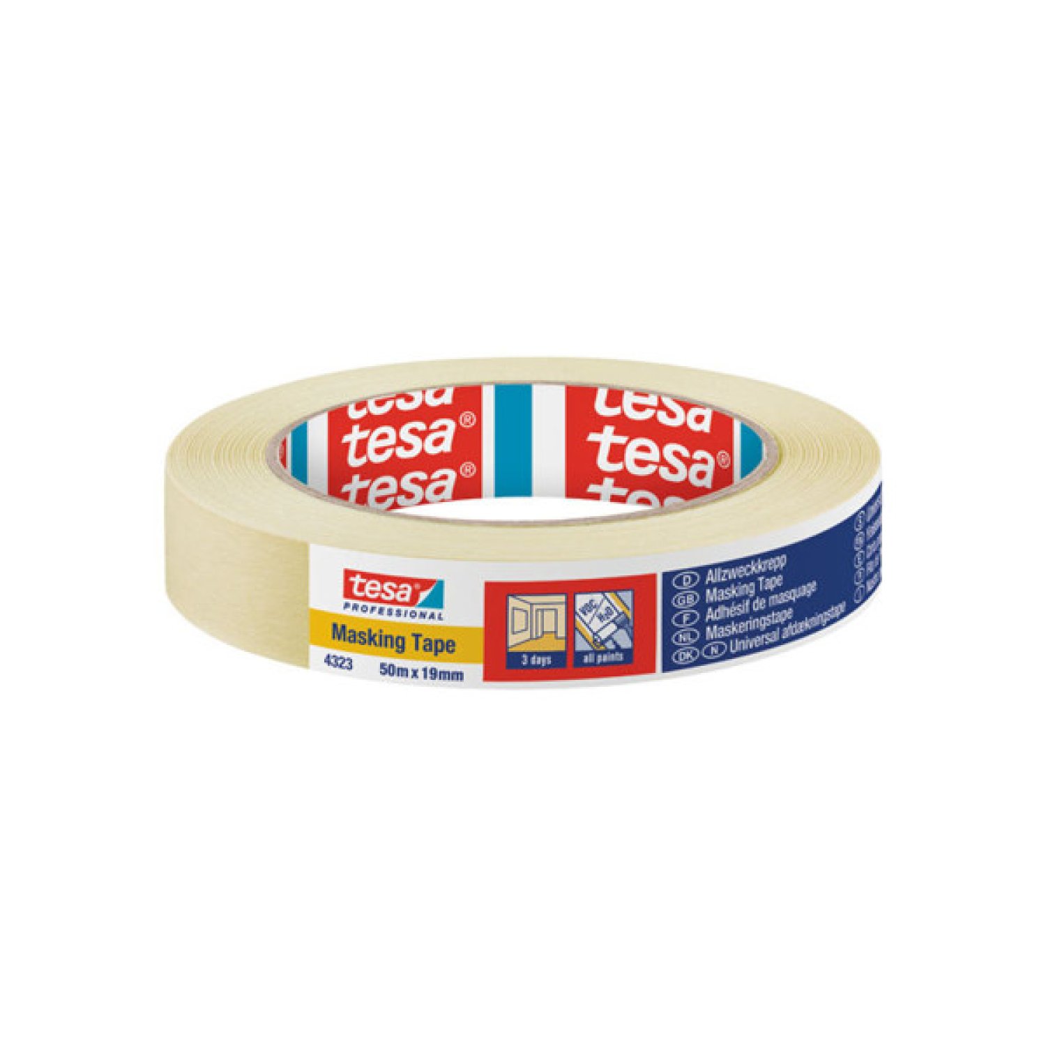 Tesa Papel Protector Autoadhesivo · 30cm x 50m · Marrón