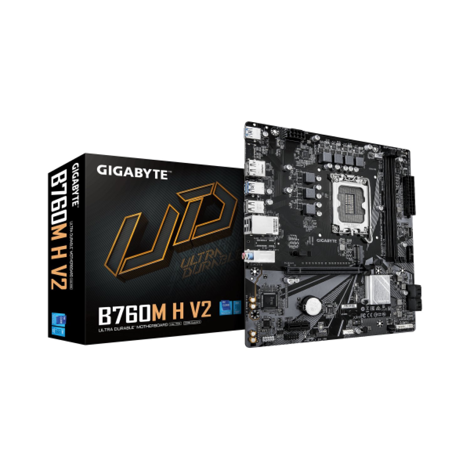 Gigabyte B760M H V2 · Placa Base Intel LGA1700 · 5+1+1 Fases · DDR5 8000MHz · PCIe 4.0 M.2