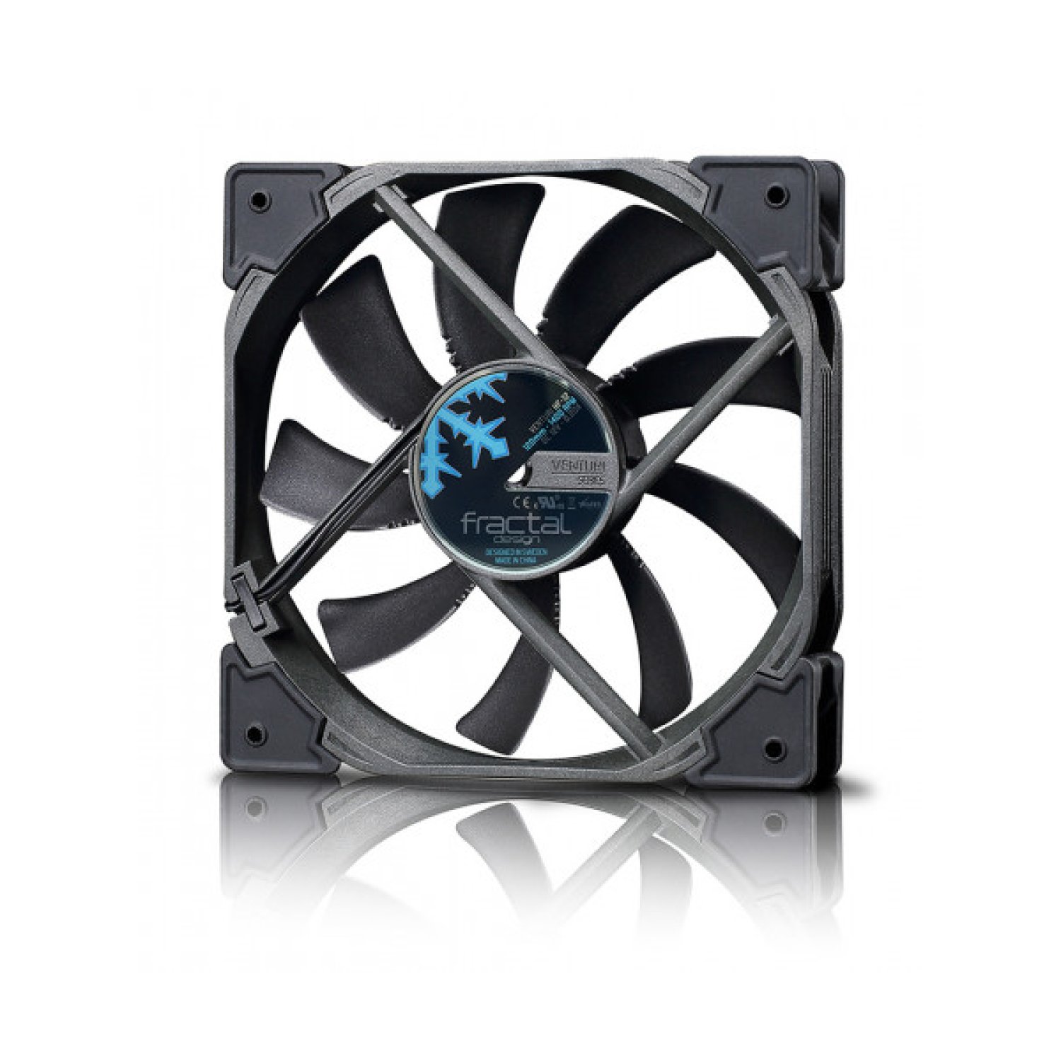 Fractal Design Venturi HP-12 PWM · Ventilador 120mm · Negro/Gris