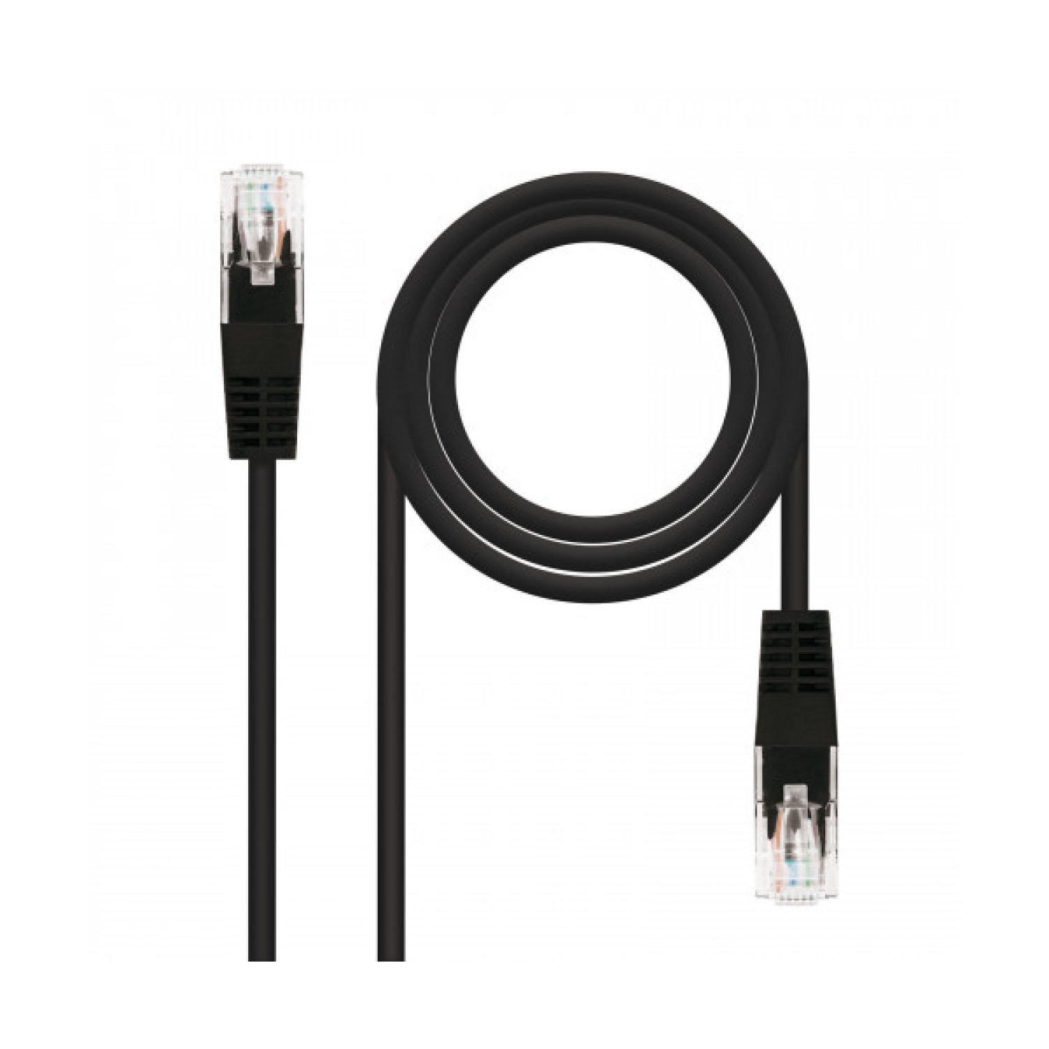 Nanocable · Cable Red RJ45 Cat.5E UTP · 3 metros · Negro