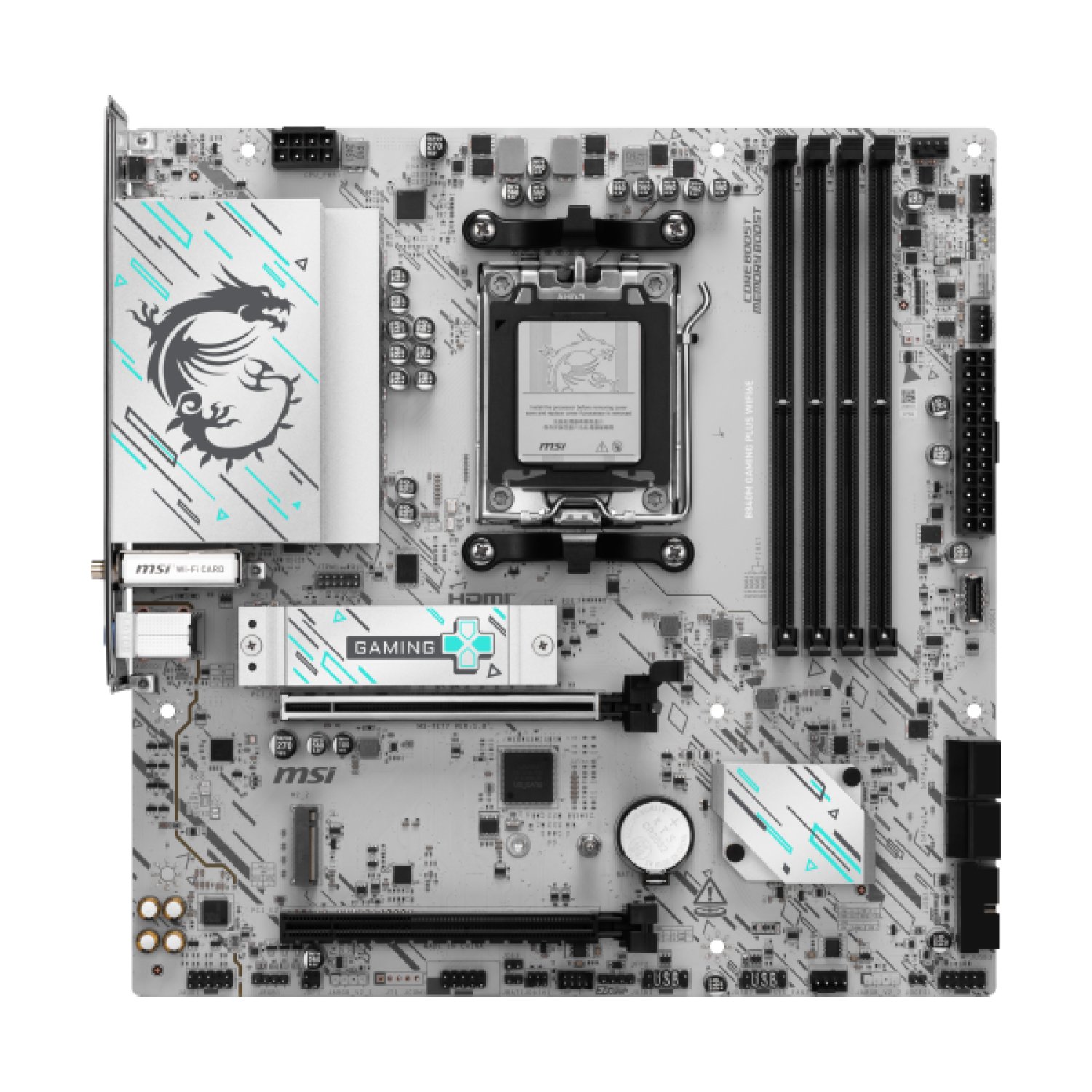 MSI B840M Gaming Plus · Placa Base AMD AM5 · Micro ATX · WiFi 6E