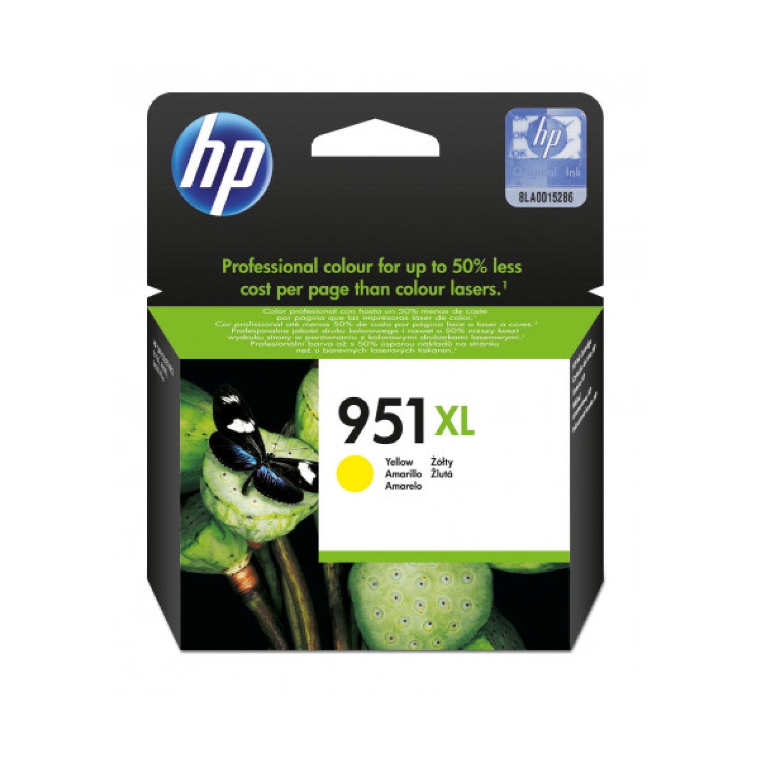 HP 951XL · Cartucho de Tinta · Amarillo · Alto Rendimiento