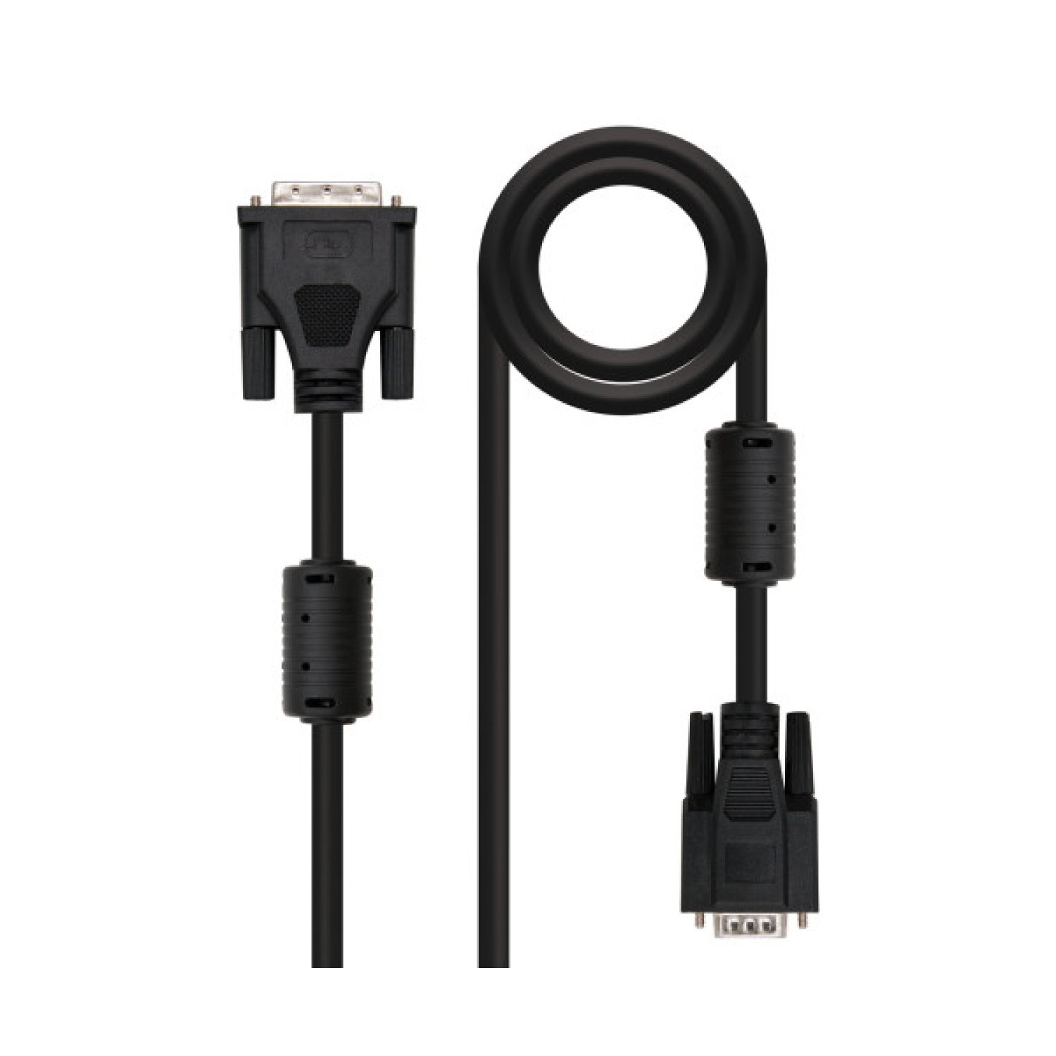 Nanocable · Cable DVI a SVGA · 5 metros · DVI 18+5 a HDB15