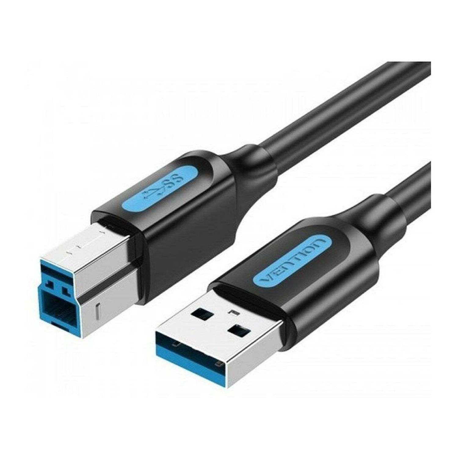 Cable USB 3.0 Vention COOBI/ USB Tipo-B Macho - USB Macho/ 5Gbps/ 3m/ Negro