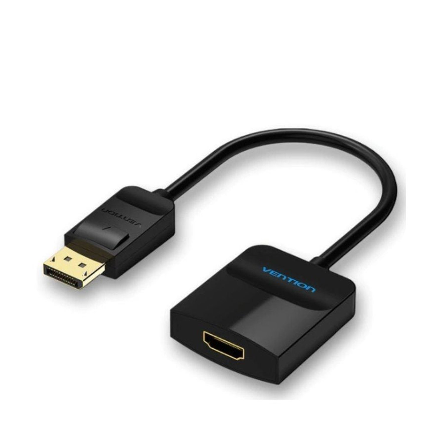 Conversor Vention HBGBB/ DisplayPort Macho - HDMI Hembra/ 15cm/ Negro
