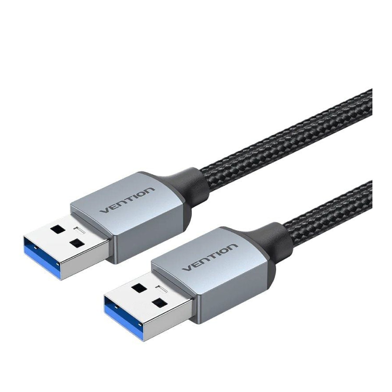 Cable USB 3.0 Vention CTSHF/ USB Macho - USB Macho/ 5Gbps/ 1m/ Negro