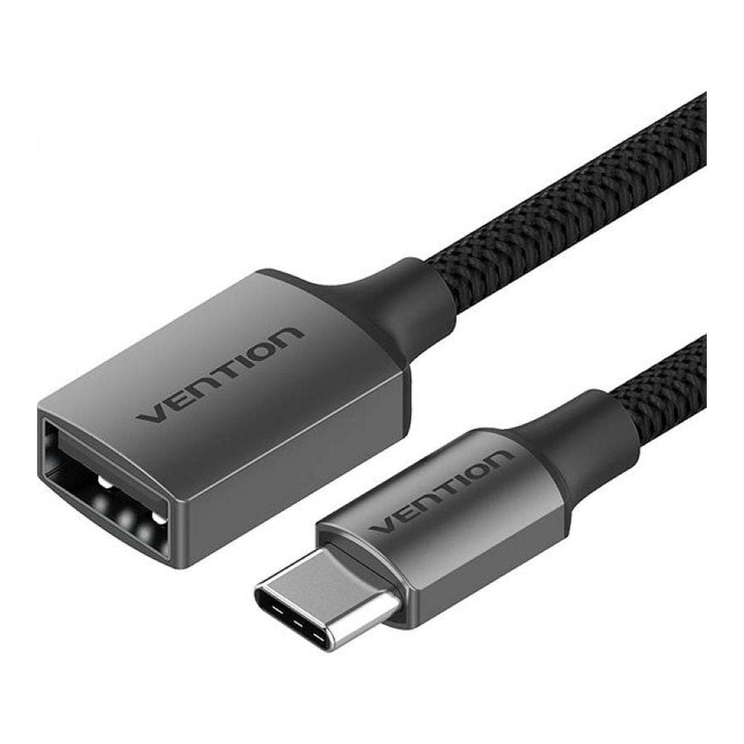 Cable USB 2.0 Vention CCWHB/ USB Tipo-C Macho - USB Hembra/ 15cm