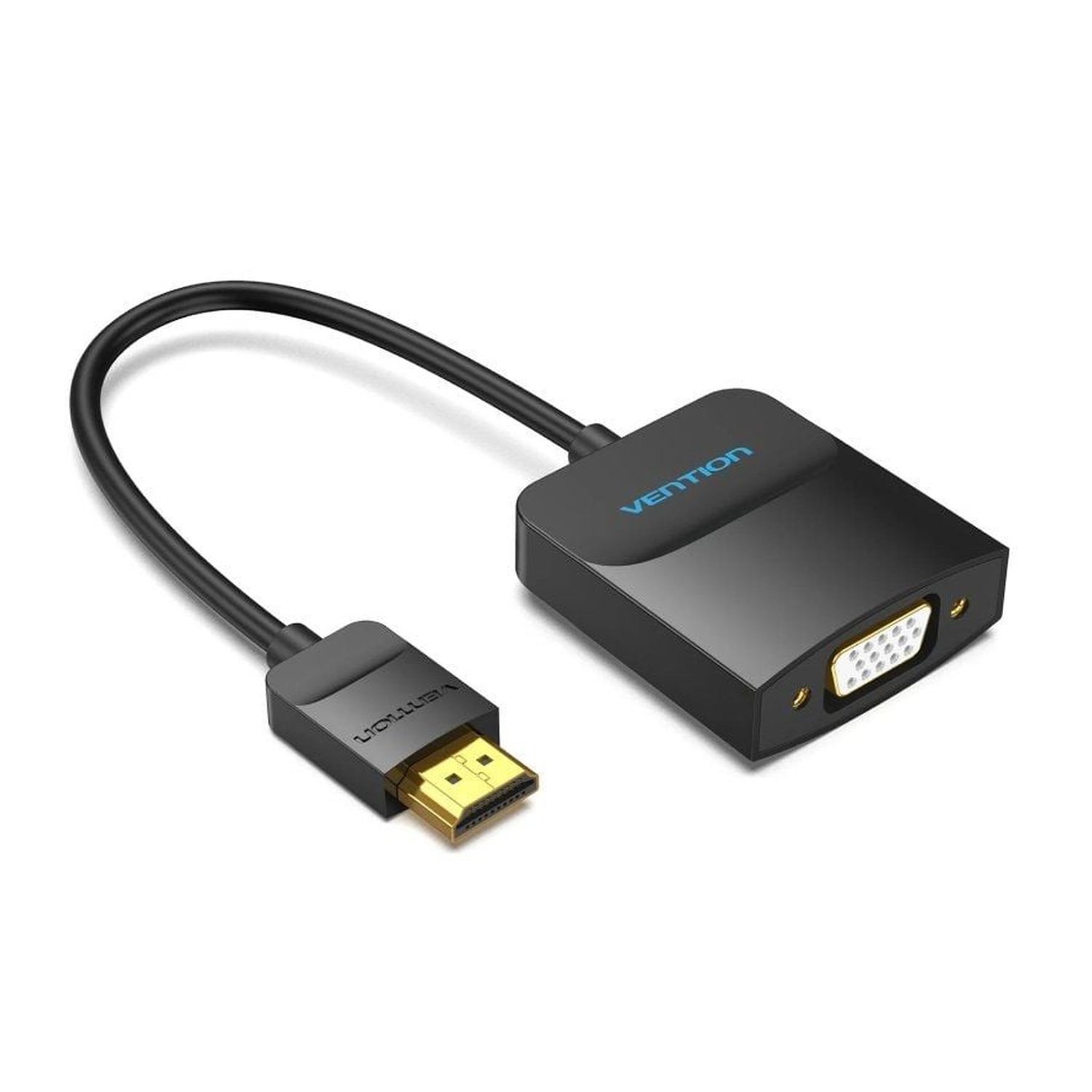 Conversor Vention 42154/ HDMI Macho - VGA Hembra/ 15cm/ Negro
