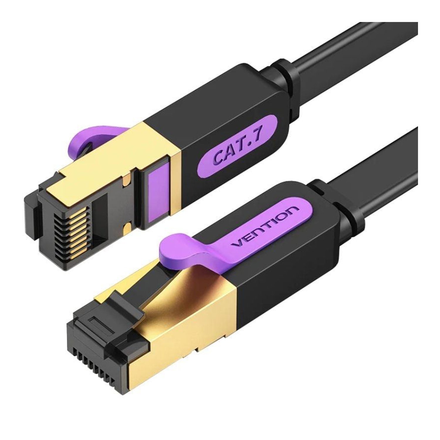 Cable de Red RJ45 STP Vention ICABJ Cat.7/ 5m/ Negro