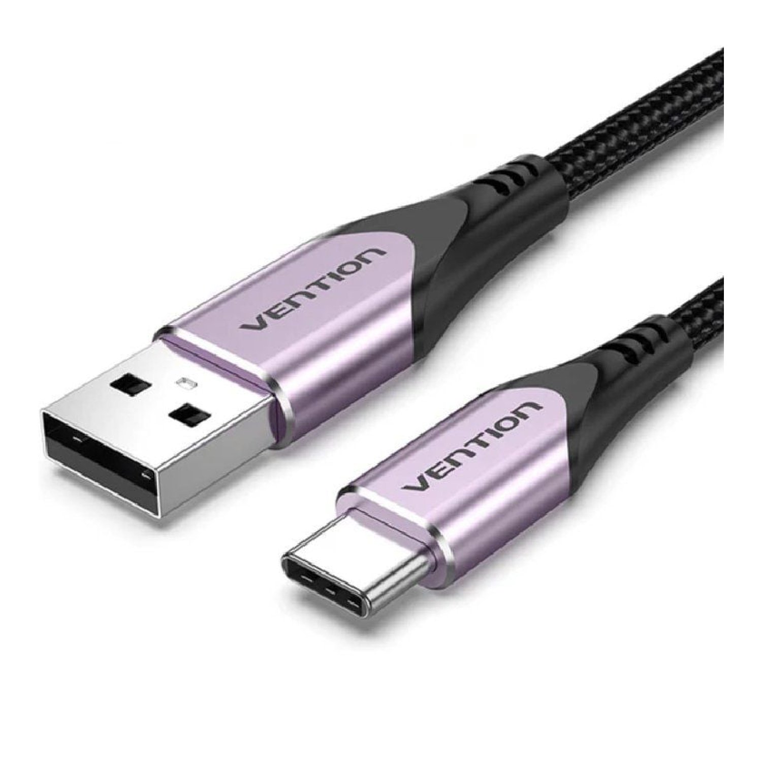 Cable USB 2.0 Tipo-C Vention CODVH/ USB Tipo-C Macho - USB Macho/ 480Mbps/ 2m/ Purpura