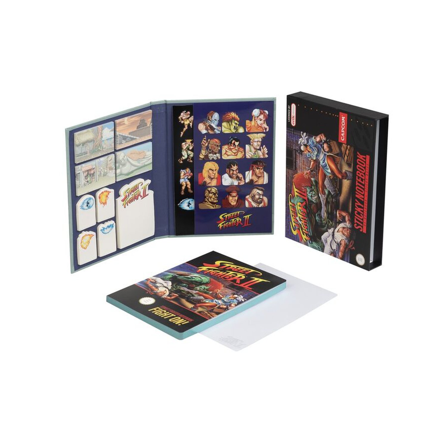 Cuaderno A5 premium Sticky notas Street Fighter