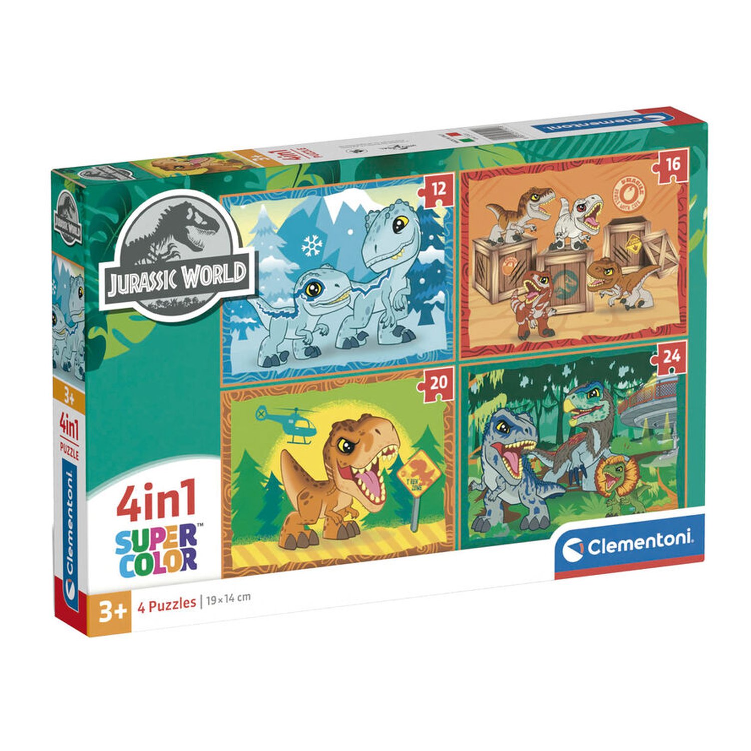 Puzzle Jurassic World 12-16-20-24pzs