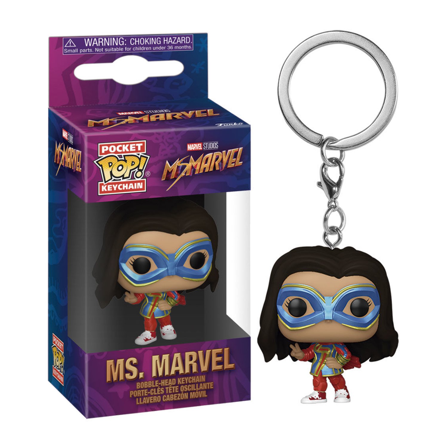 Llavero Pocket POP Marvel Ms. Marvel