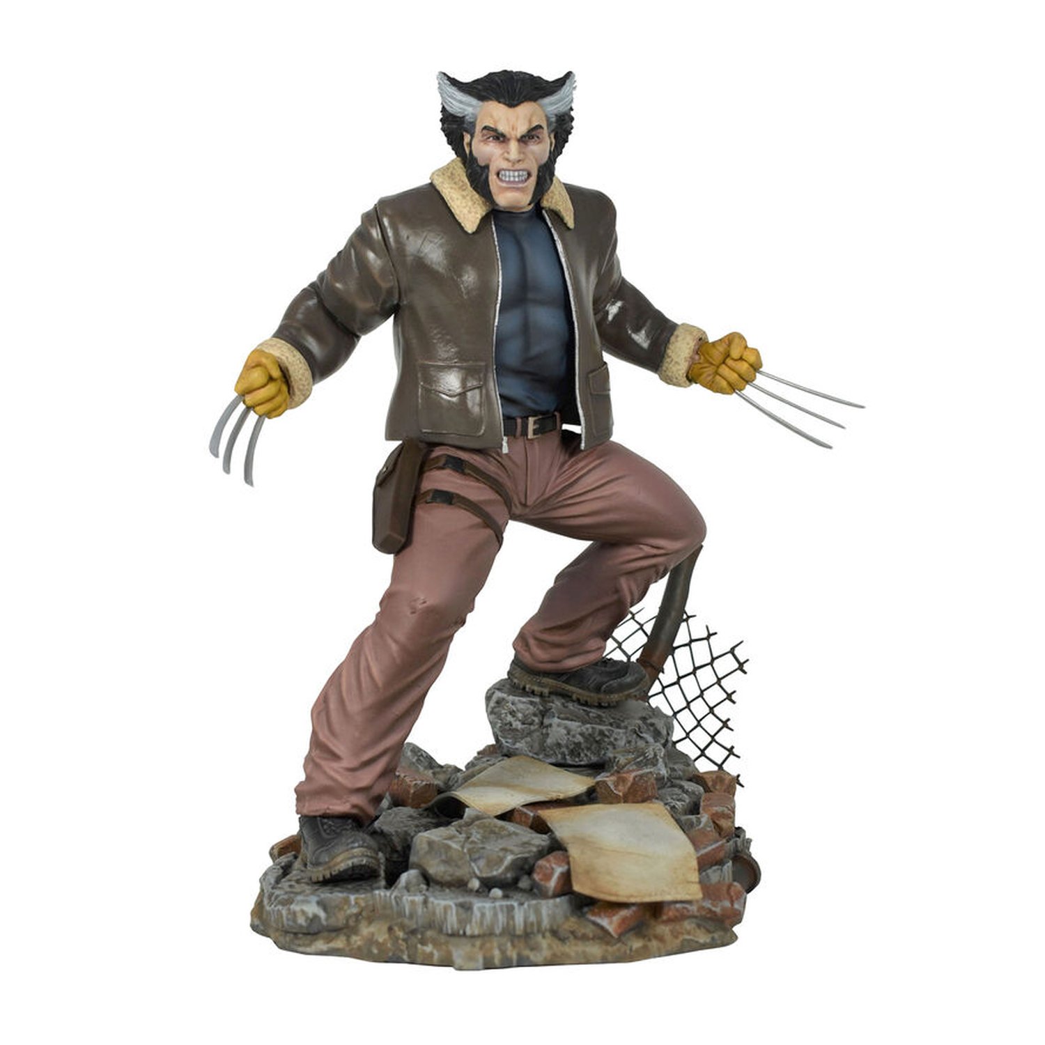 Figura diorama Lobezno X-Men Marvel 23cm