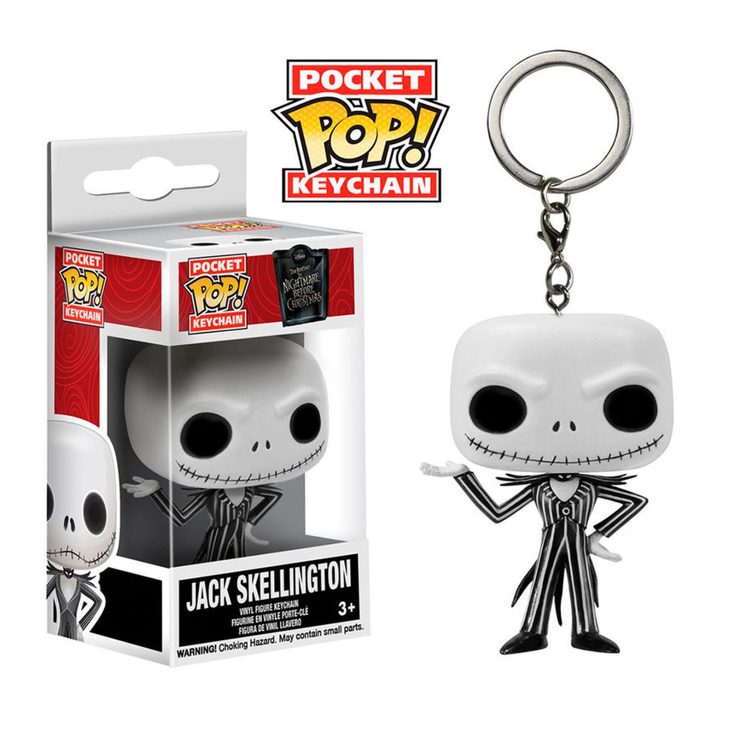 Llavero Pocket POP Jack Skellington Pesadilla antes de Navidad