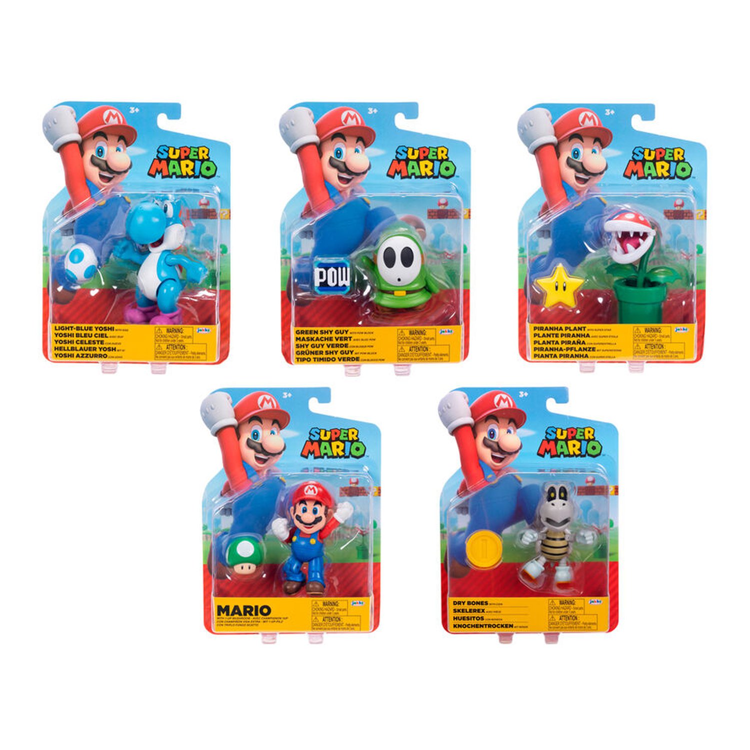 Figura wave 40 Super Mario Bros 10cm surtido (6 Uds)