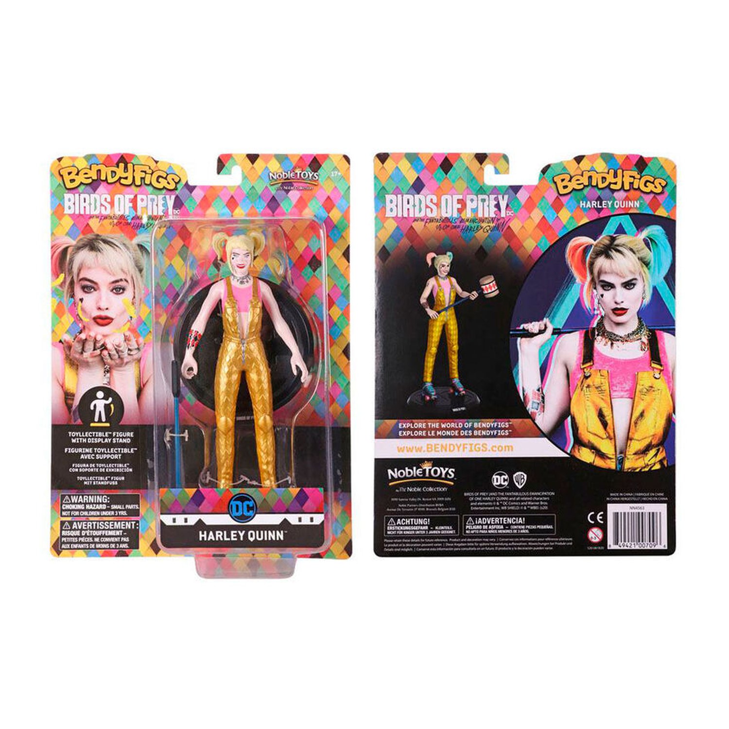 Figura Maleable Bendyfigs Harley Quinn DC Comics 19cm