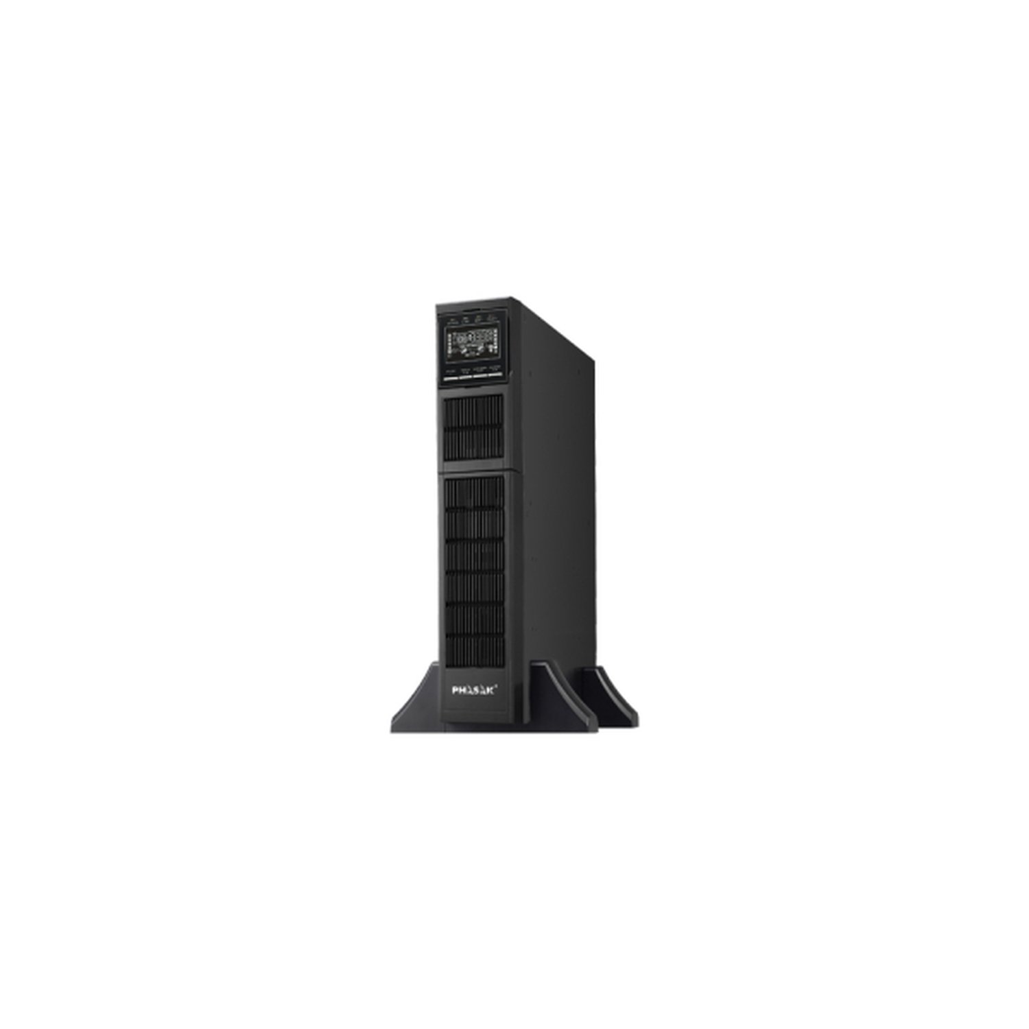Phasak - SAI PH 9301 - Online - 10KVA/10000W - Formato Rack - Bornes - LCD - USB+RS232+RJ45 - Baterias 20x 9Ah - Garantía 2 años in situ con batería
