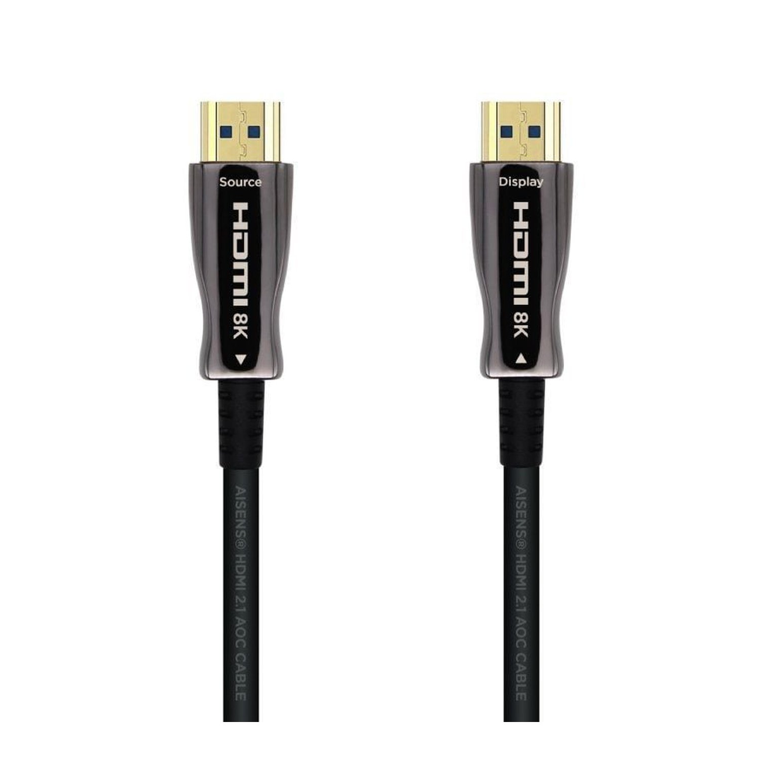 Cable HDMI 2.1 AOC 8K Aisens A153-0515/ HDMI Macho - HDMI Macho/ 10m/ Negro