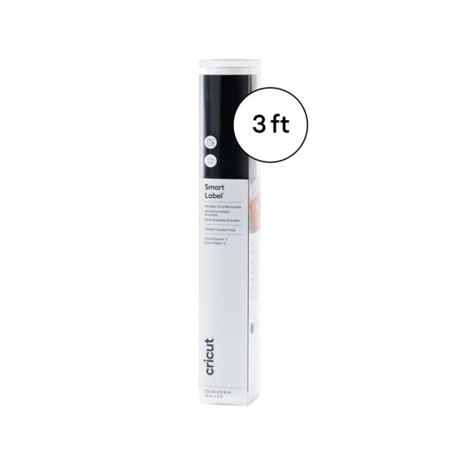 Cricut Smart Label etiqueta autoadhesiva Permanente Negro 1 pieza(s)