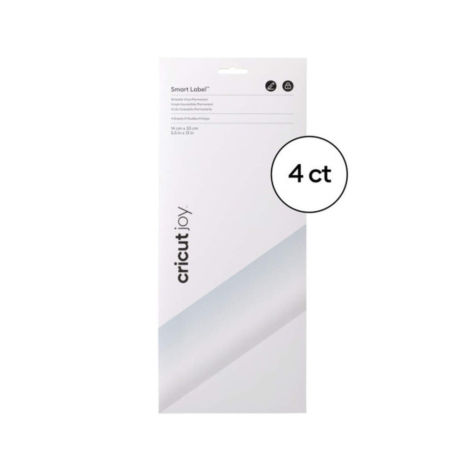 Cricut Smart Label etiqueta autoadhesiva Permanente Transparente 4 pieza(s)