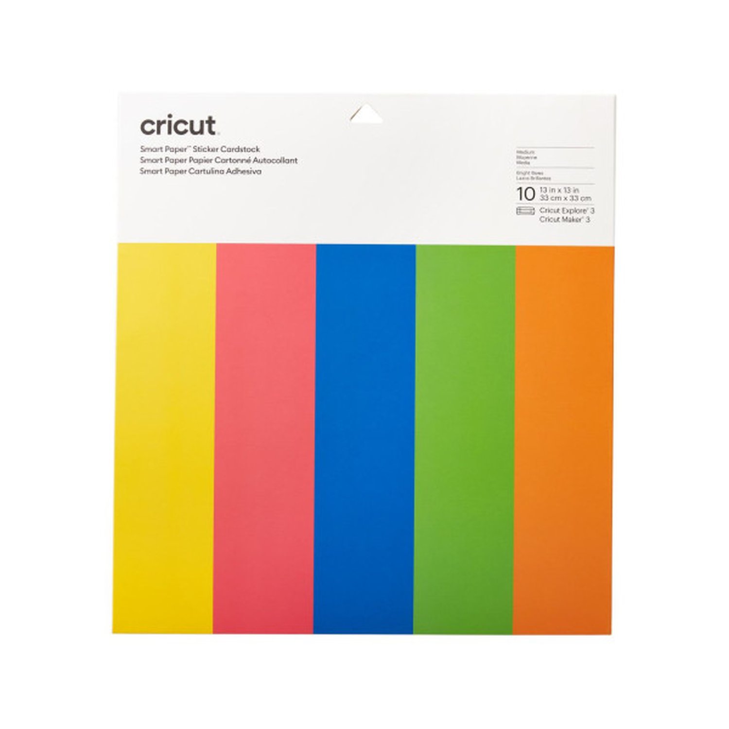 Cricut Smart Paper Bloc de hojas de papel para bellas artes 10 hojas