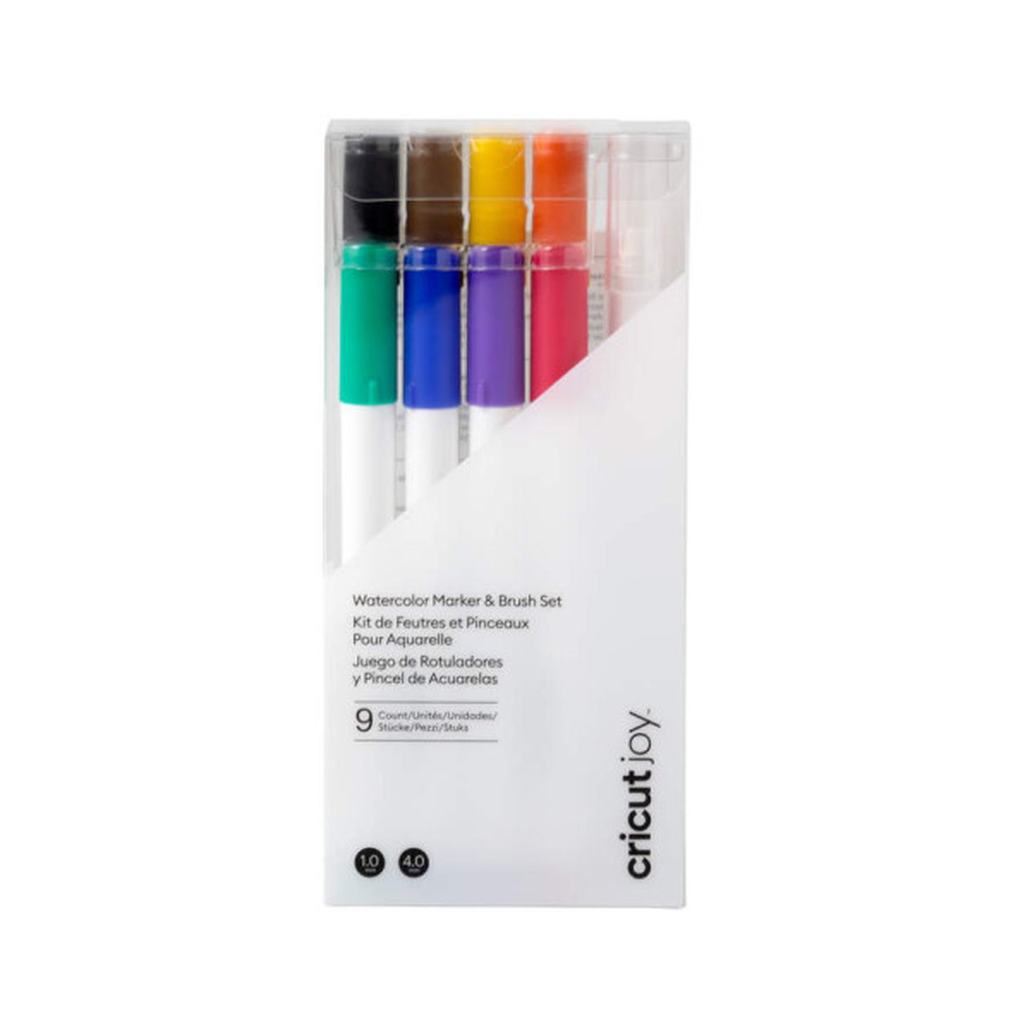 Cricut 2009978 marcador 8 pieza(s) Negro, Azul, Marrón, Verde, Púrpura, Rojo, Amarillo
