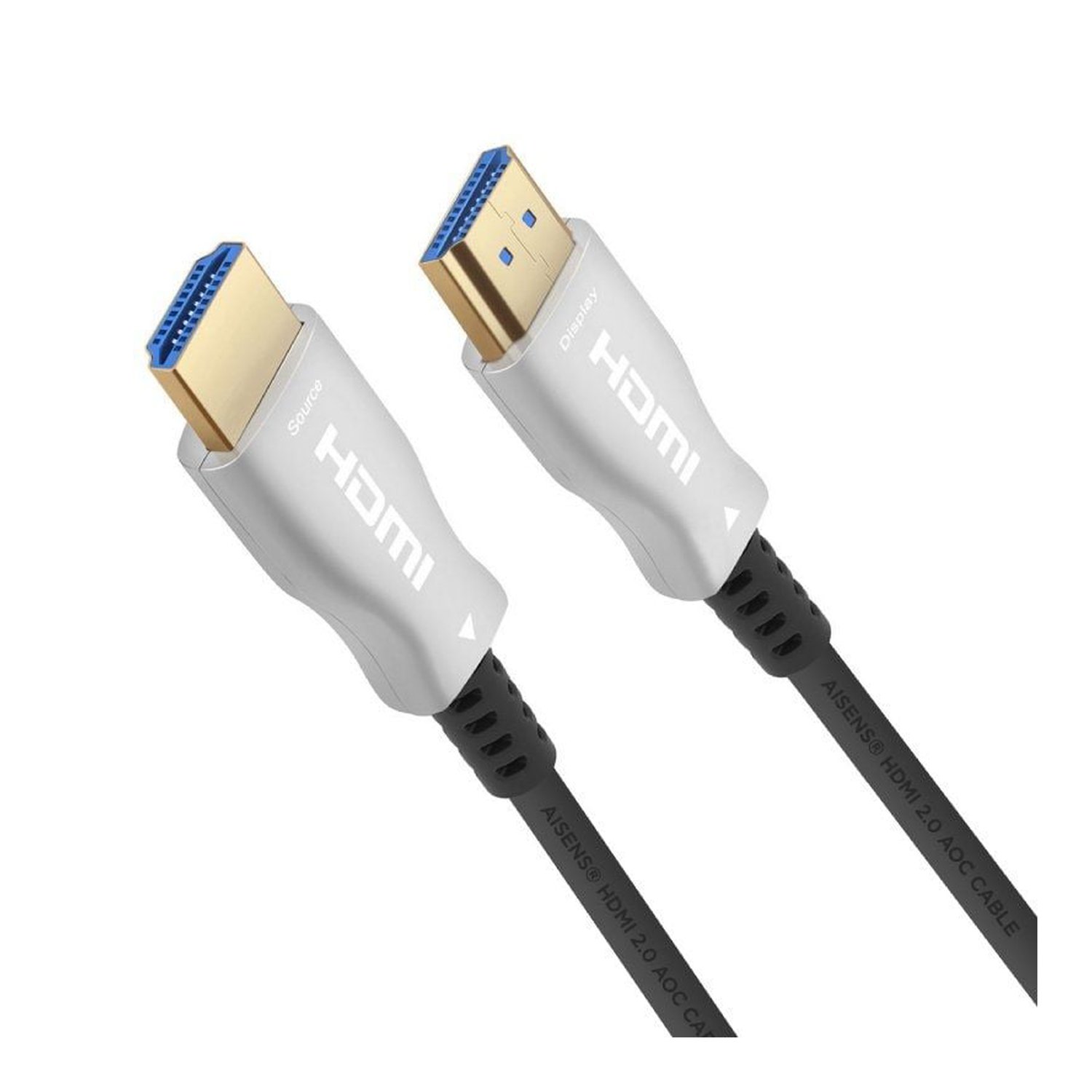 Cable HDMI 2.0 AOC 4K Aisens A148-0377/ HDMI Macho - HDMI Macho/ 15m/ Negro