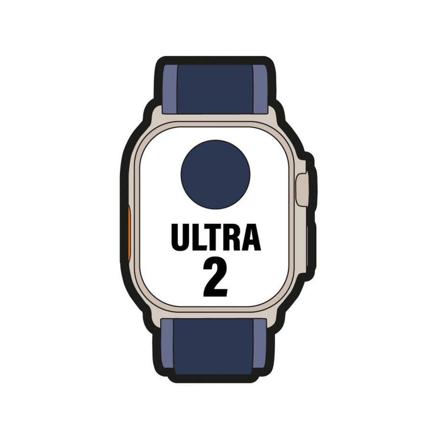 Apple Watch Ultra 2/ GPS/ Cellular/ 49mm/ Caja de Titanio/ Correa Loop Trail Azul S/M