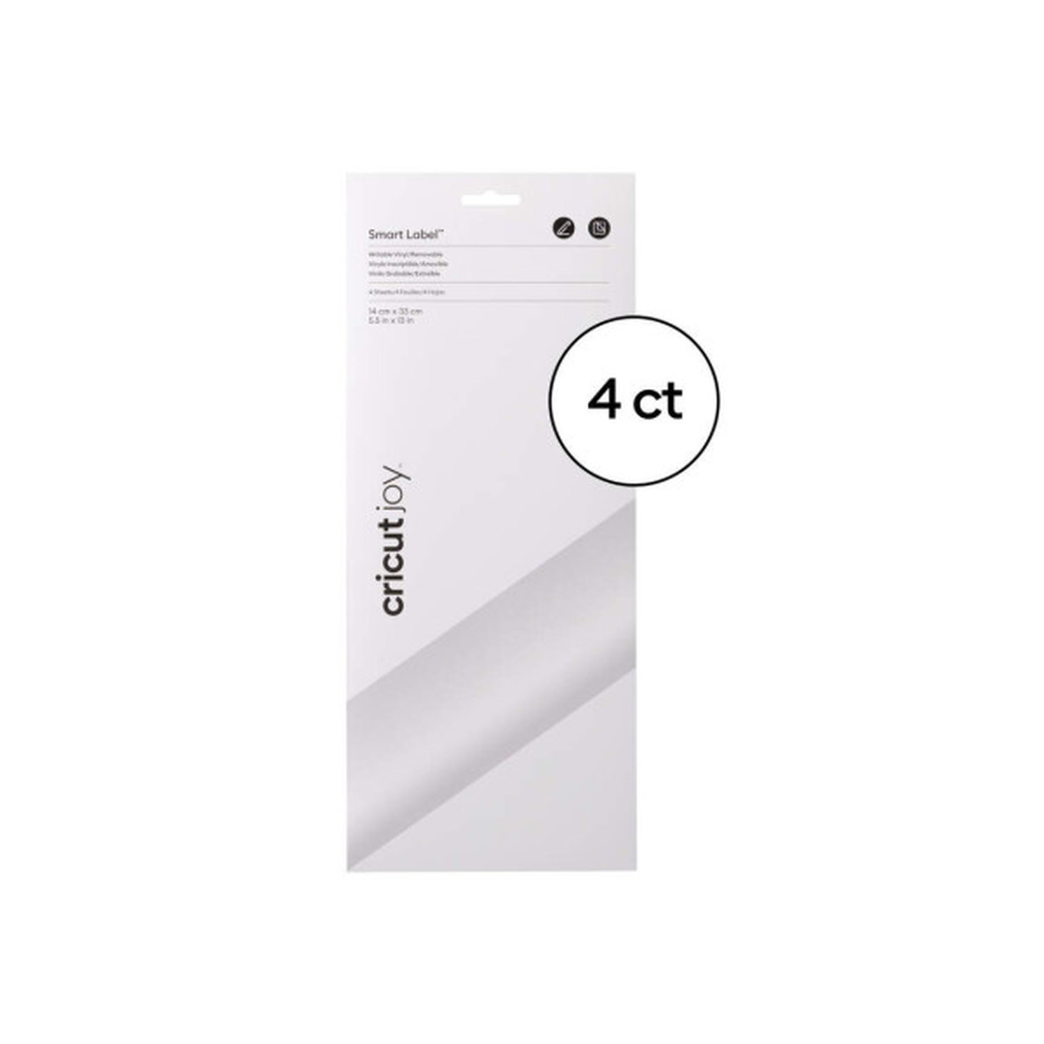 Cricut Smart Label etiqueta autoadhesiva Permanente Plata 4 pieza(s)