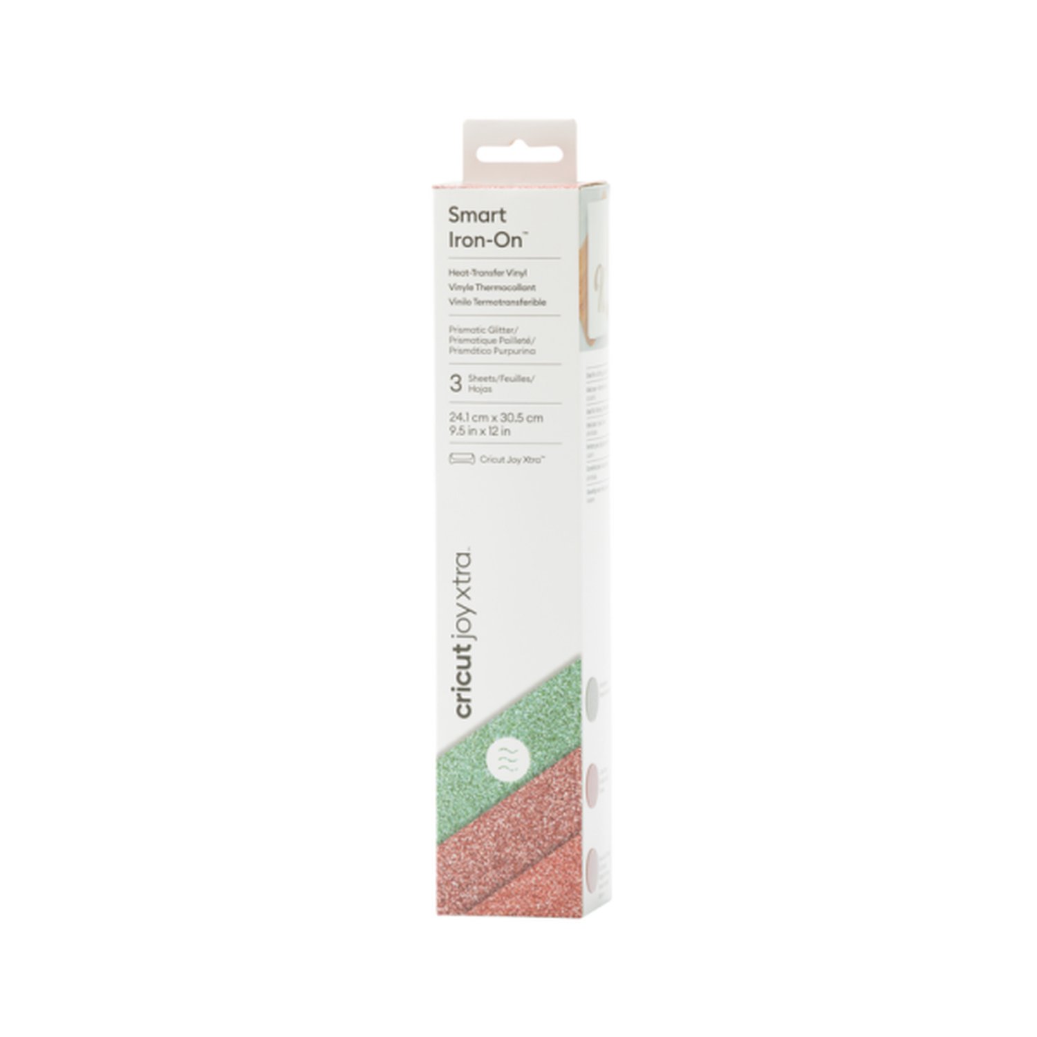 Cricut Joy Xtra Smart Iron-On Lámina de vinilo de transferencia térmica Vinilo de termotransferencia liso 3 hojas